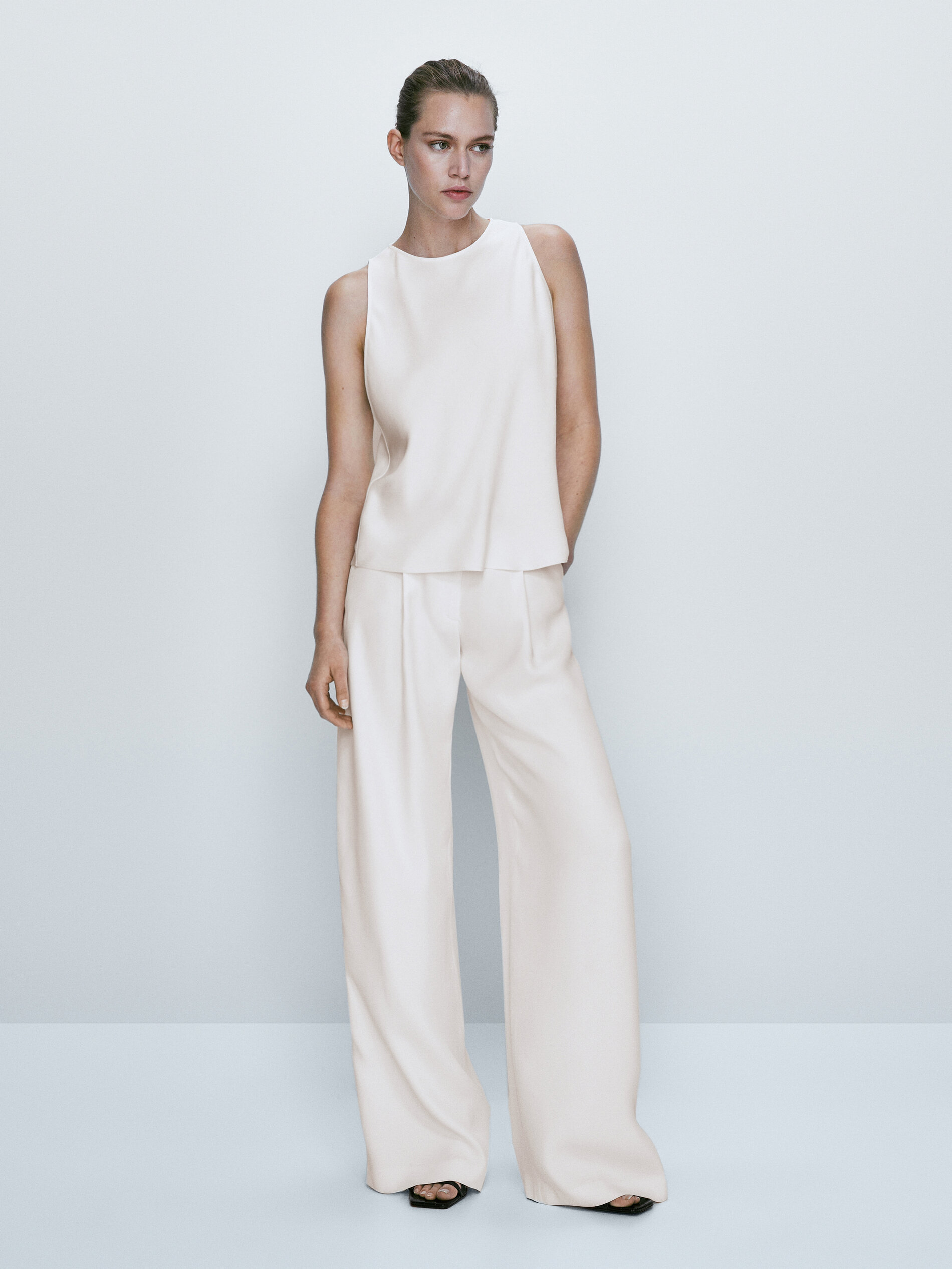 Top halter fluido - CRUDO