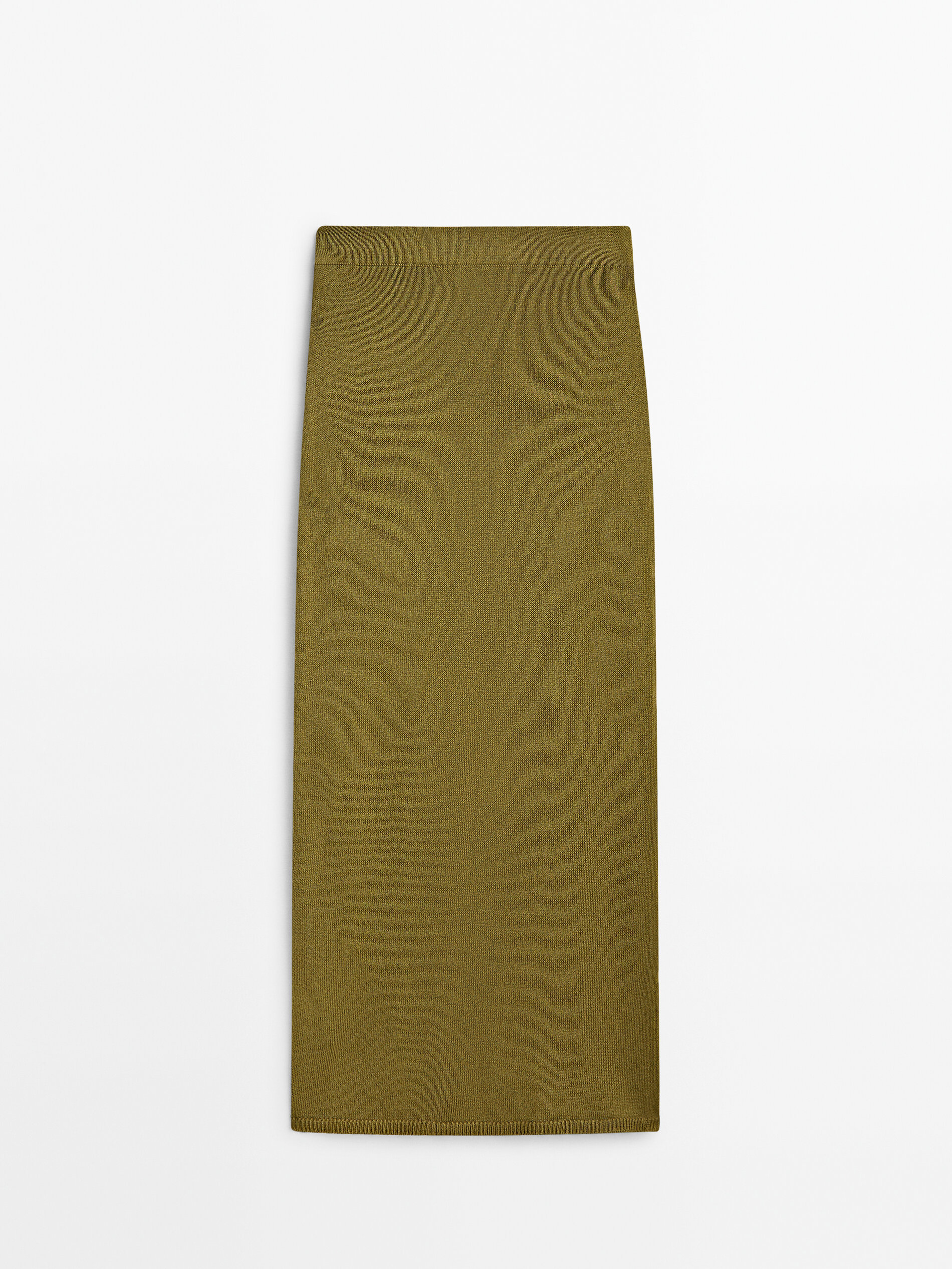 Falda punto nudo lateral - OLIVA