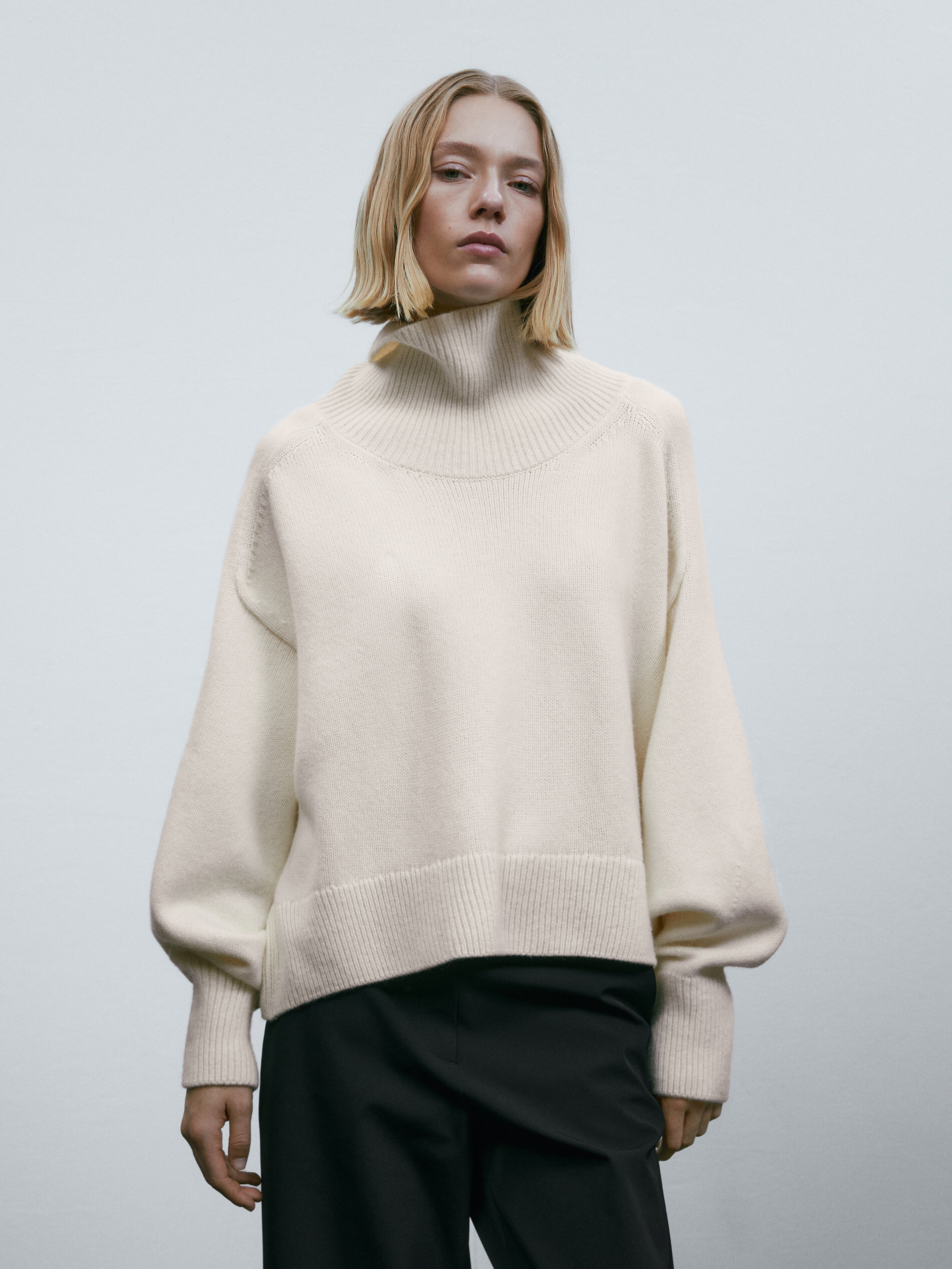 Jersey capa cuello alto - CRUDO