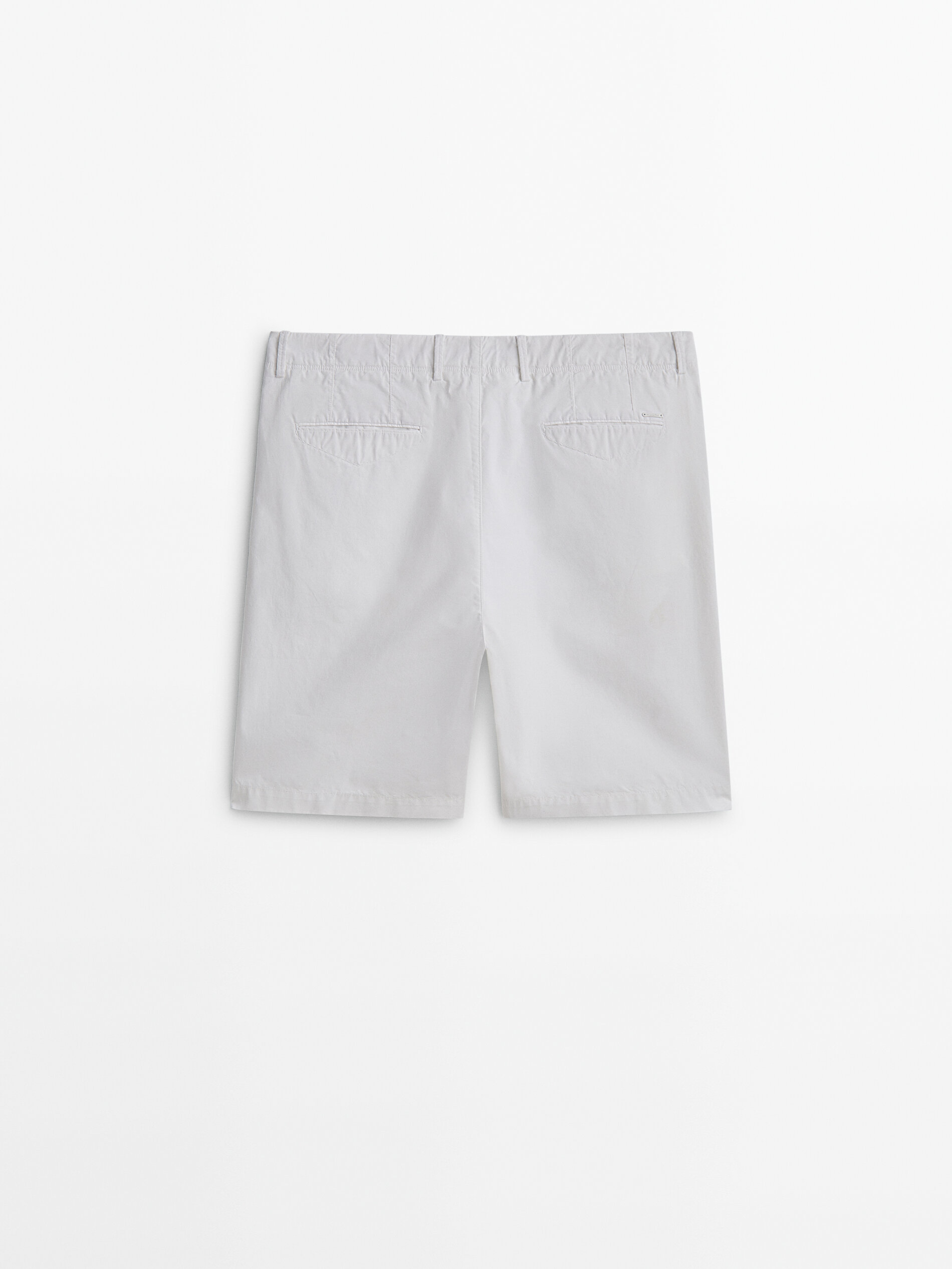 Bermuda algodón microsarga - BLANCO