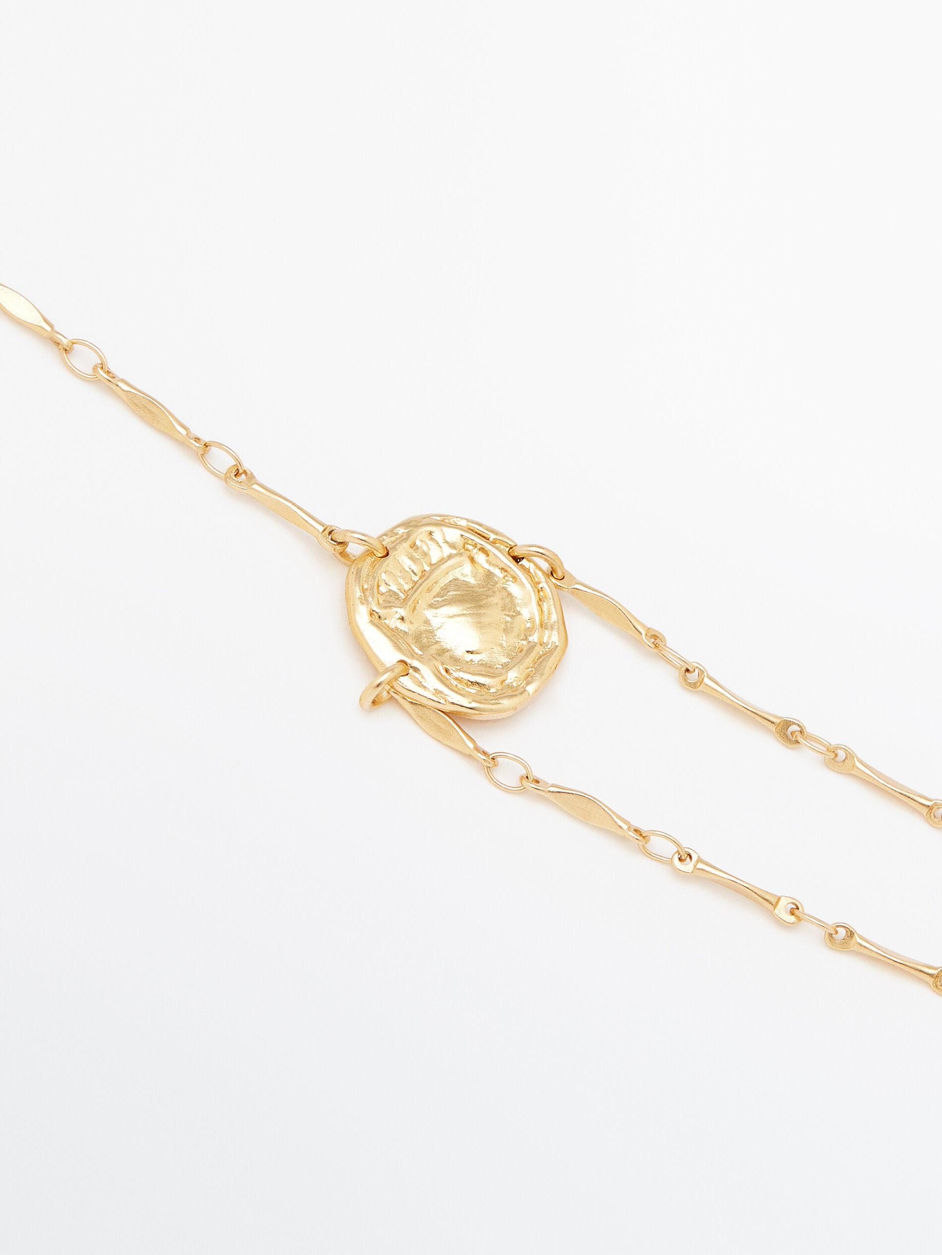 Body chain monedas baño oro - DORADO