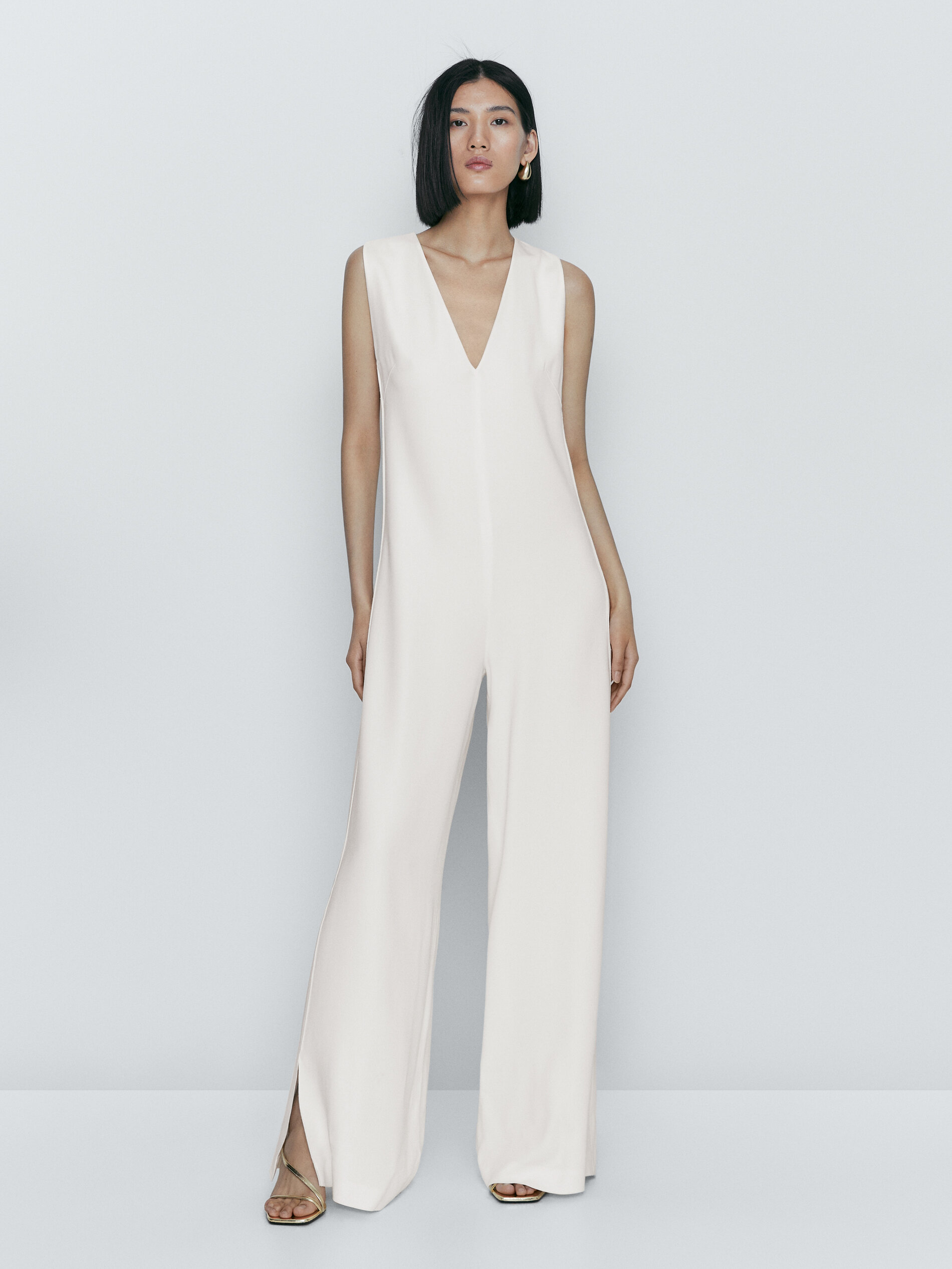 Mono largo crepe - BLANCO