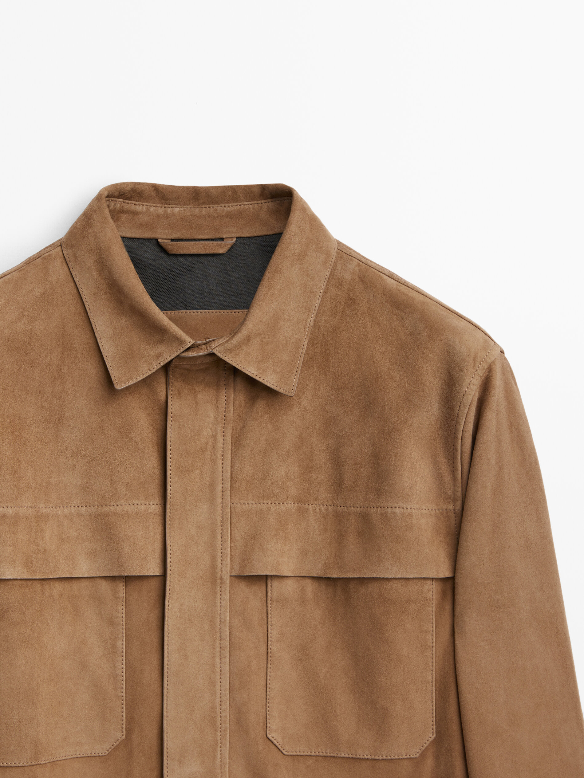 Sobrecamisa ante bolsillos - BEIGE