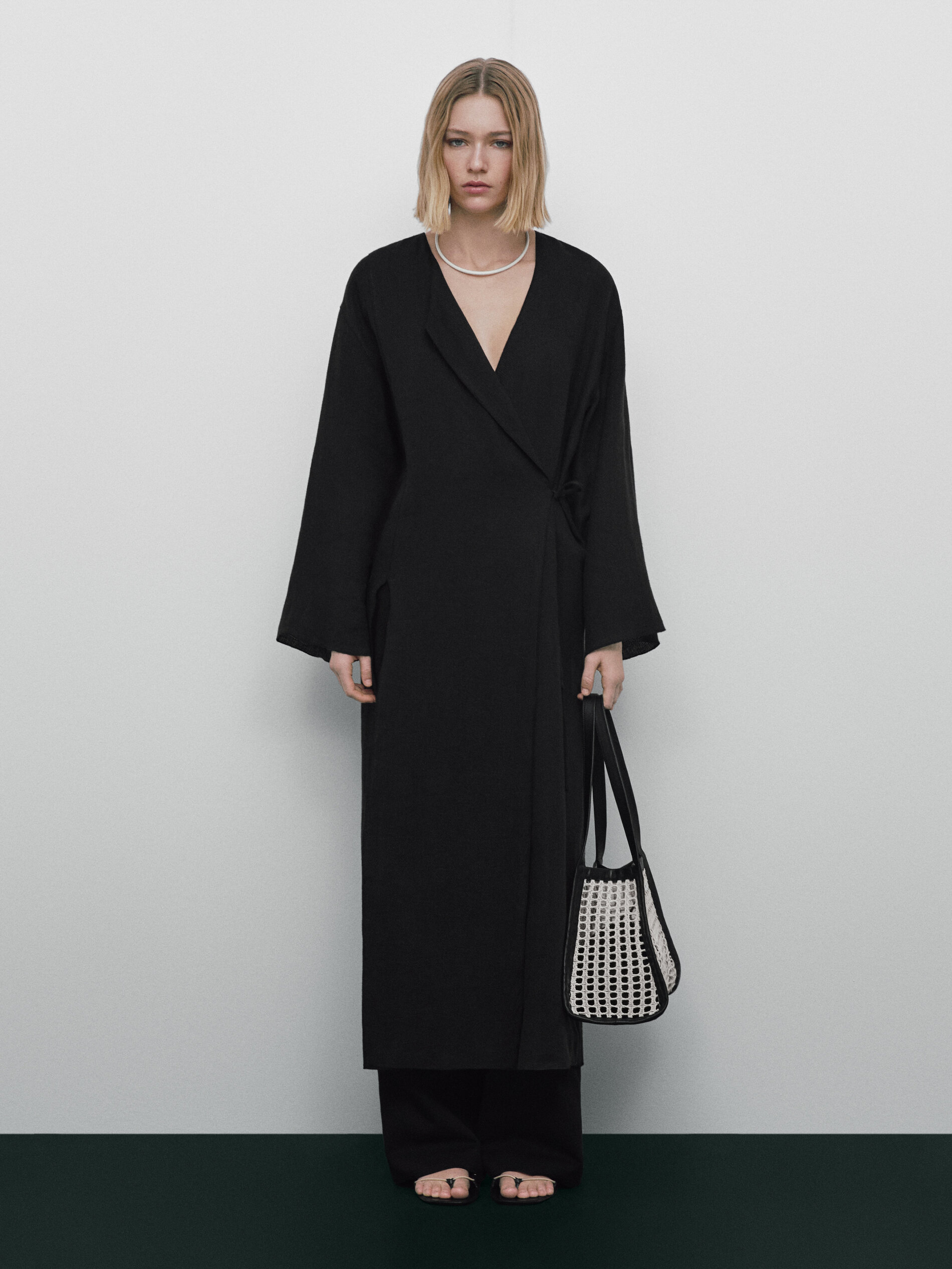 Bolso red combinado piel Limited edition - BLANCO