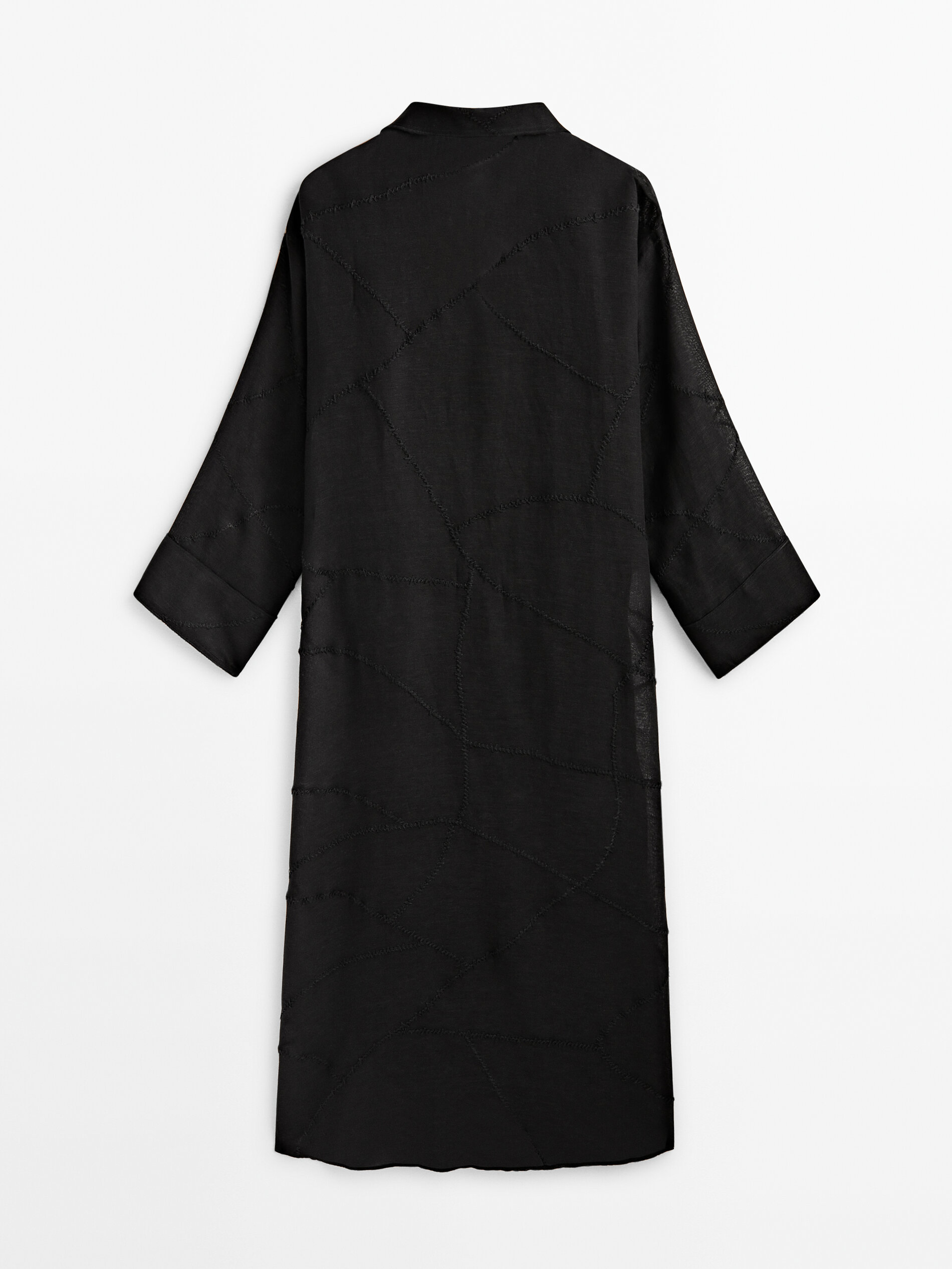 Blusón detalle bordados Limited Edition - NEGRO