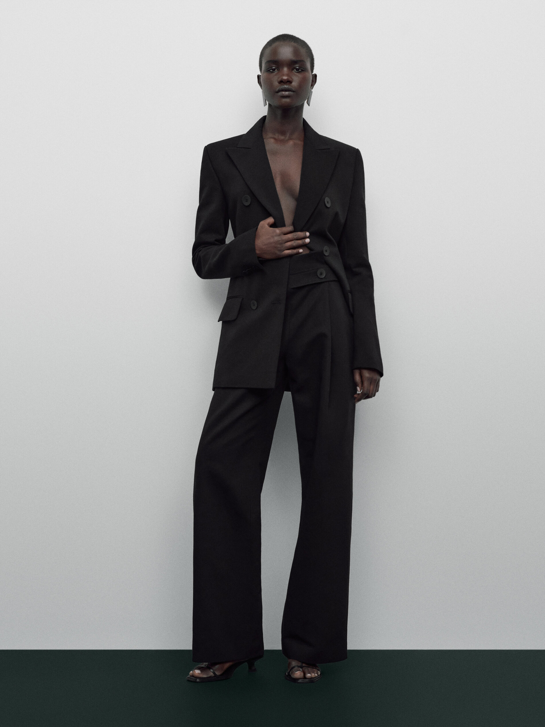 Pantalón traje negro Limited edition - NEGRO