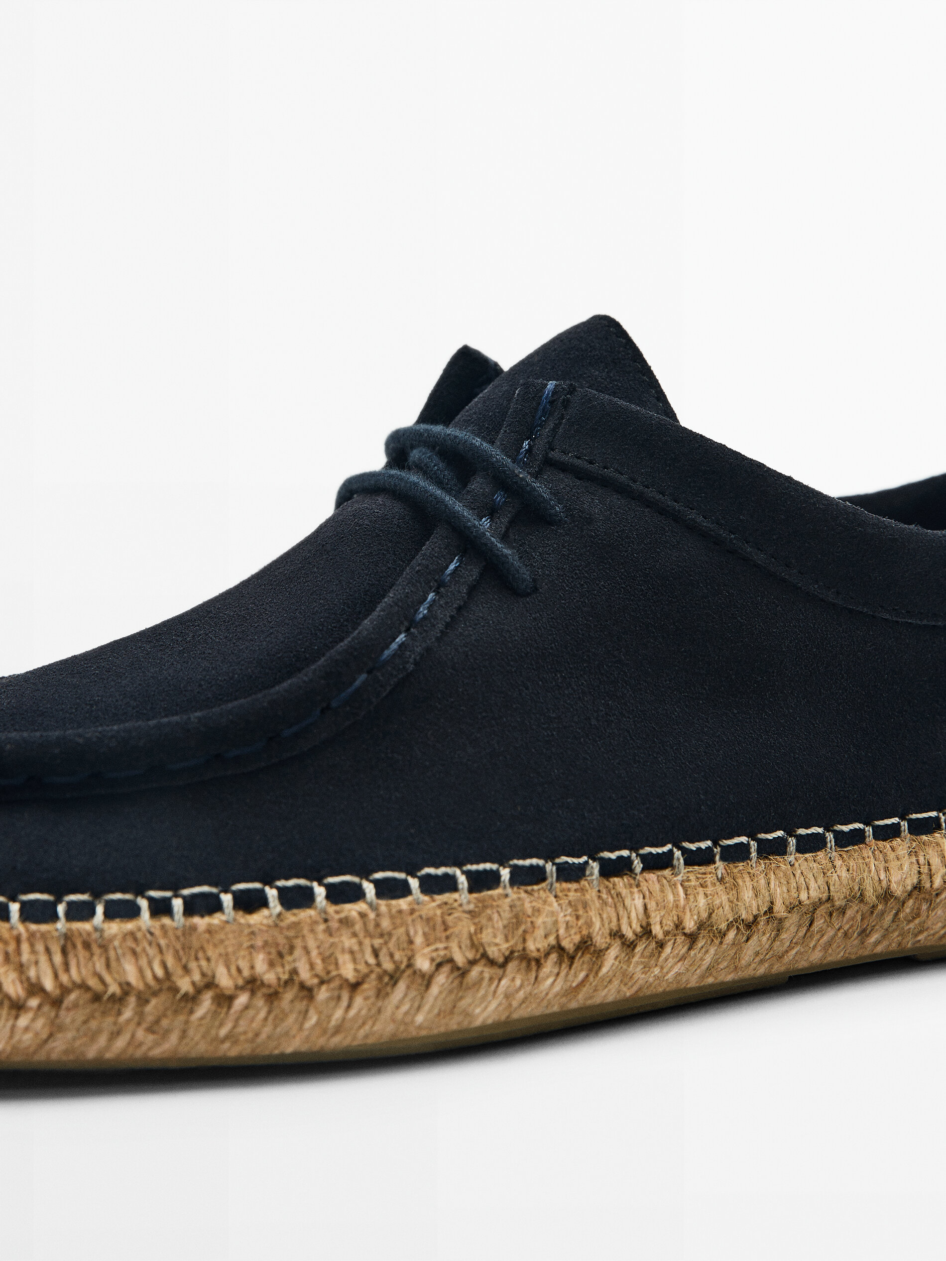 Zapato yute serraje azul - AZUL