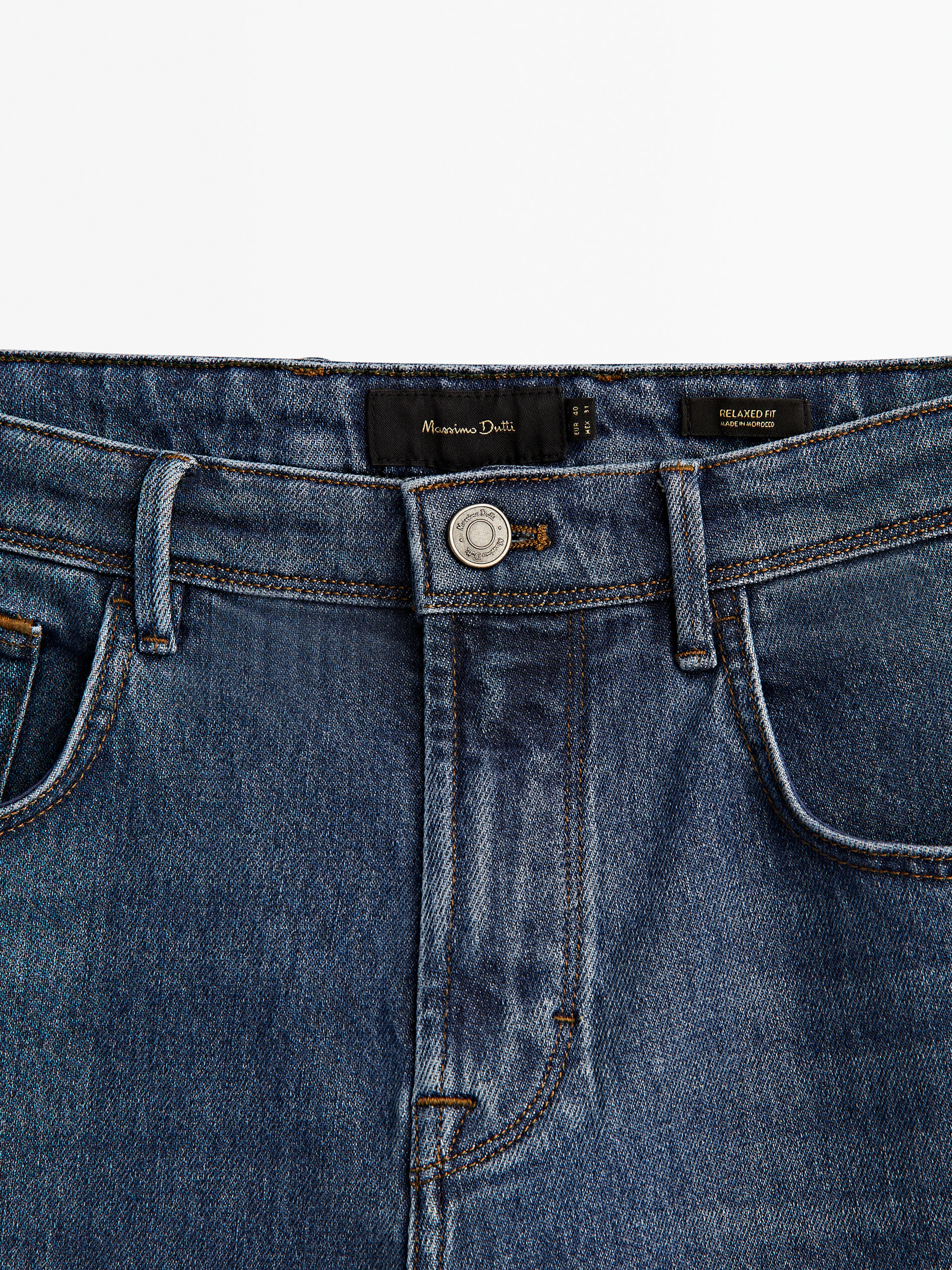 Pantalón vaquero dirty stone relaxed fit - INDIGO