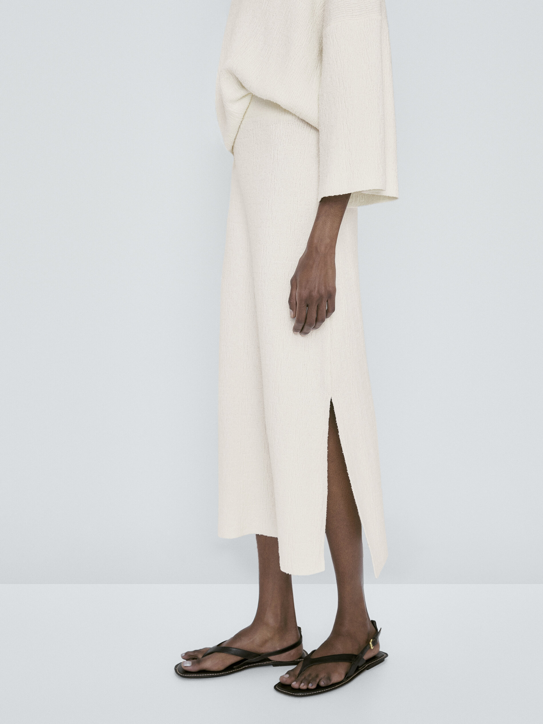 Falda punto estructura - CRUDO