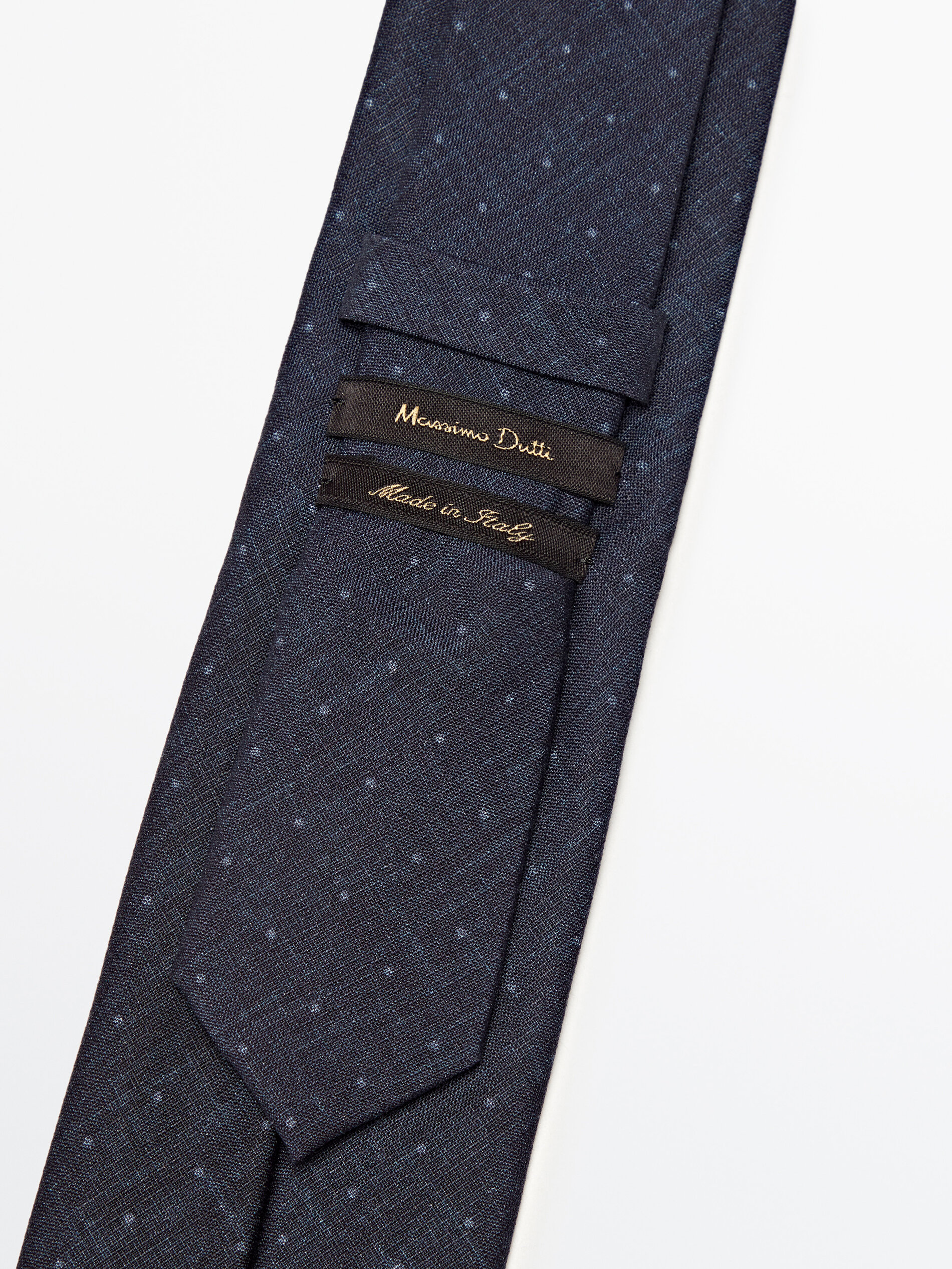 Corbata topos 100% seda - AZUL MARINO