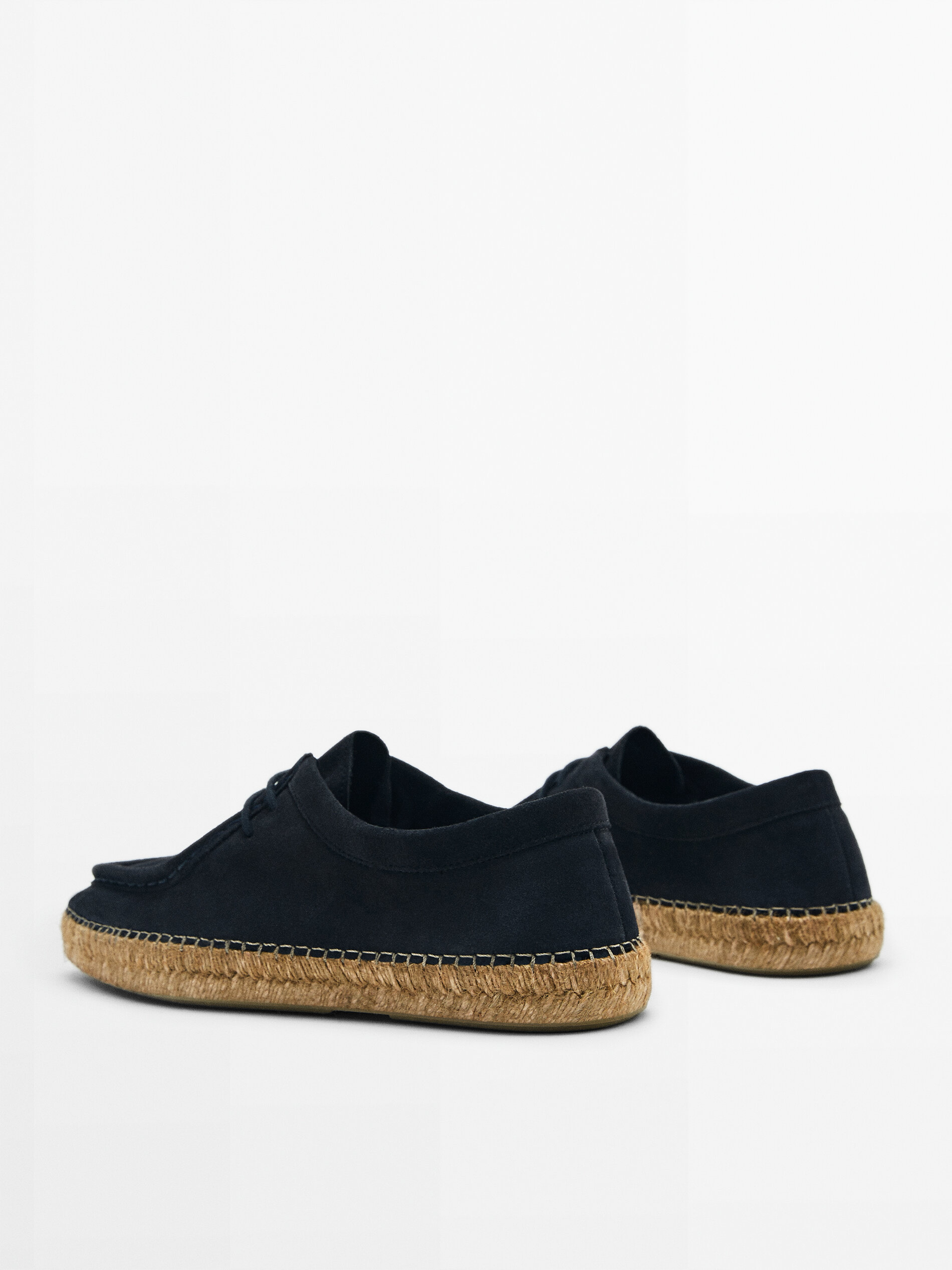 Zapato yute serraje azul - AZUL