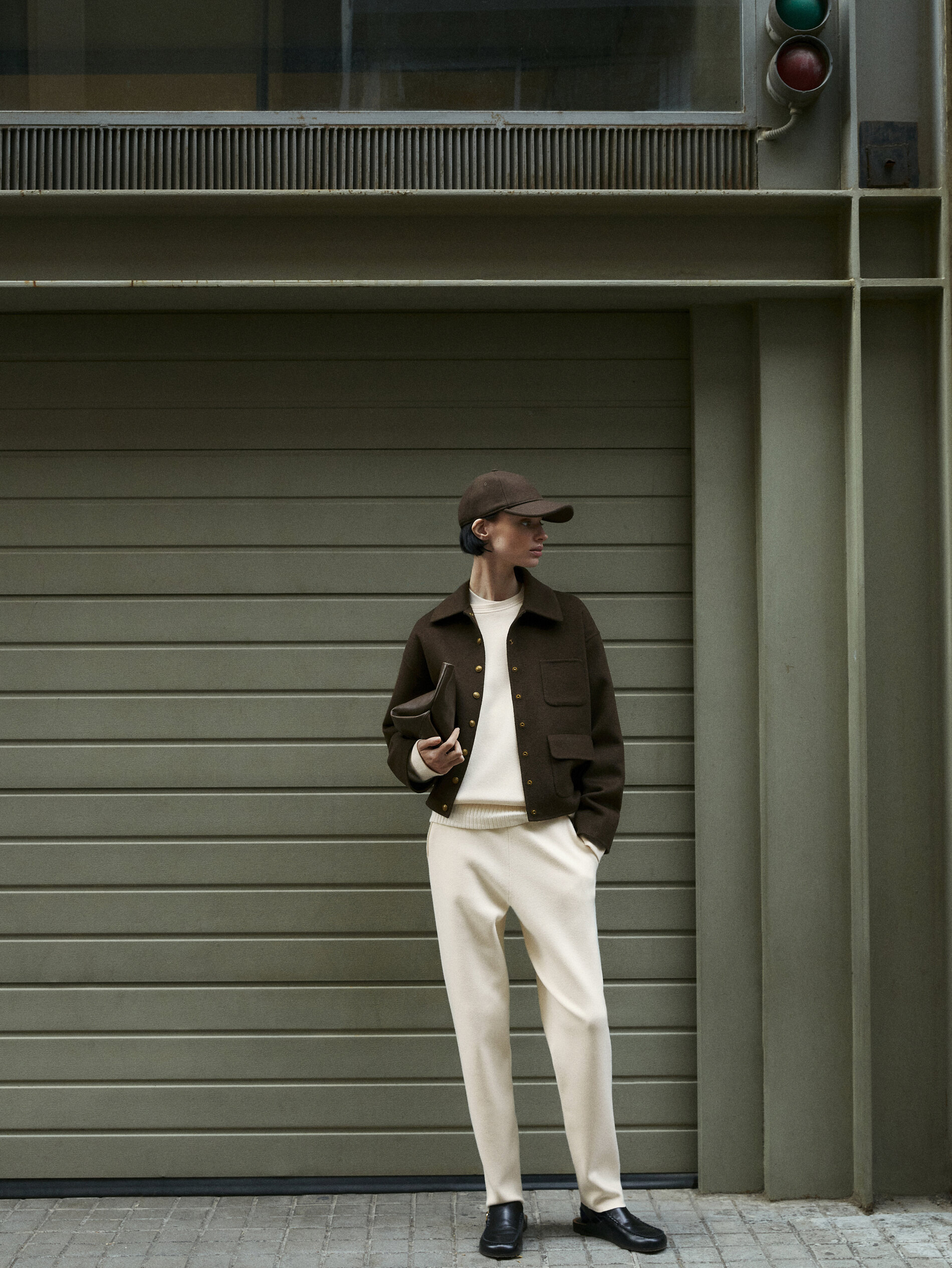 Jersey punto cuello redondo - CRUDO