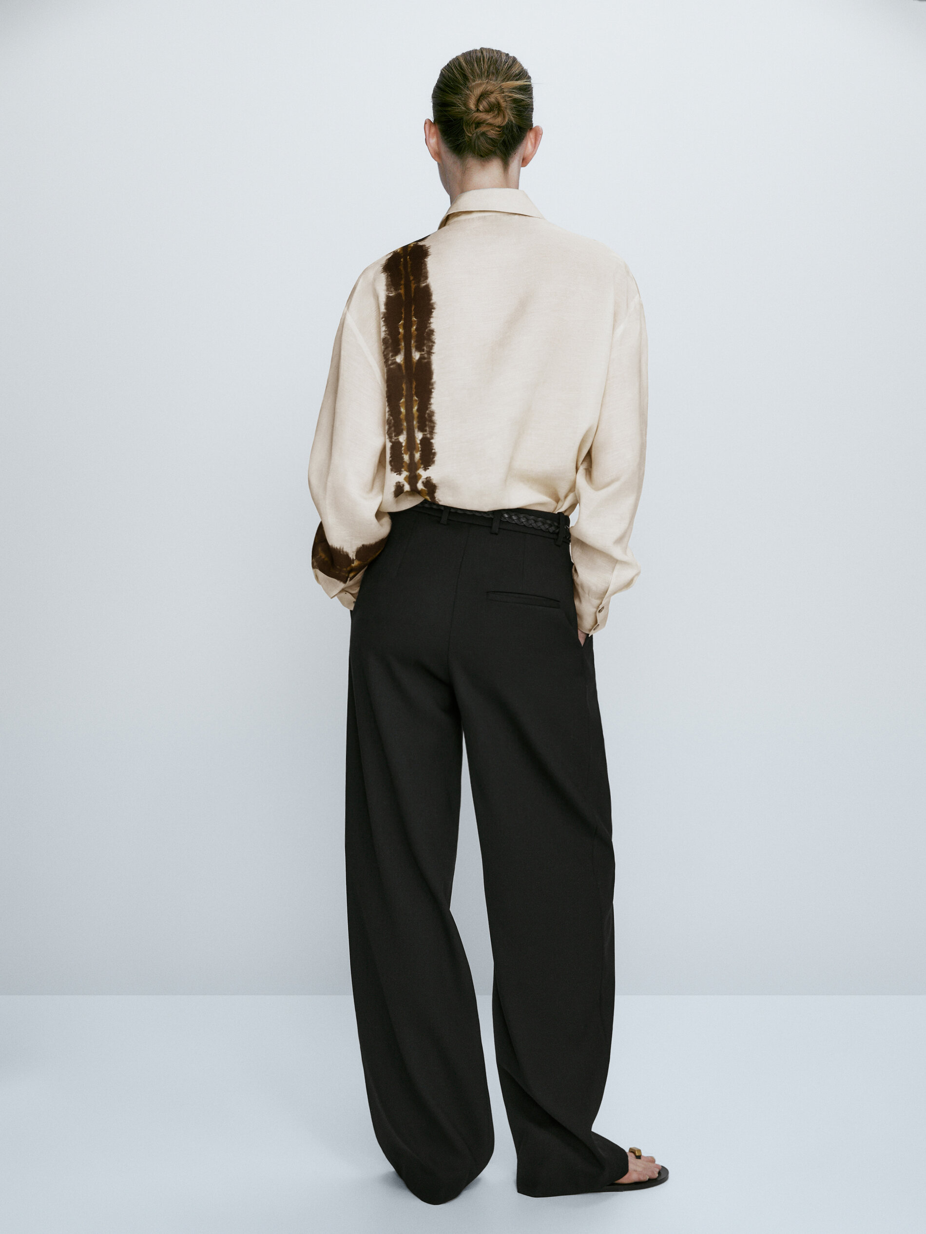 Camisa detalle tie dye - CRUDO