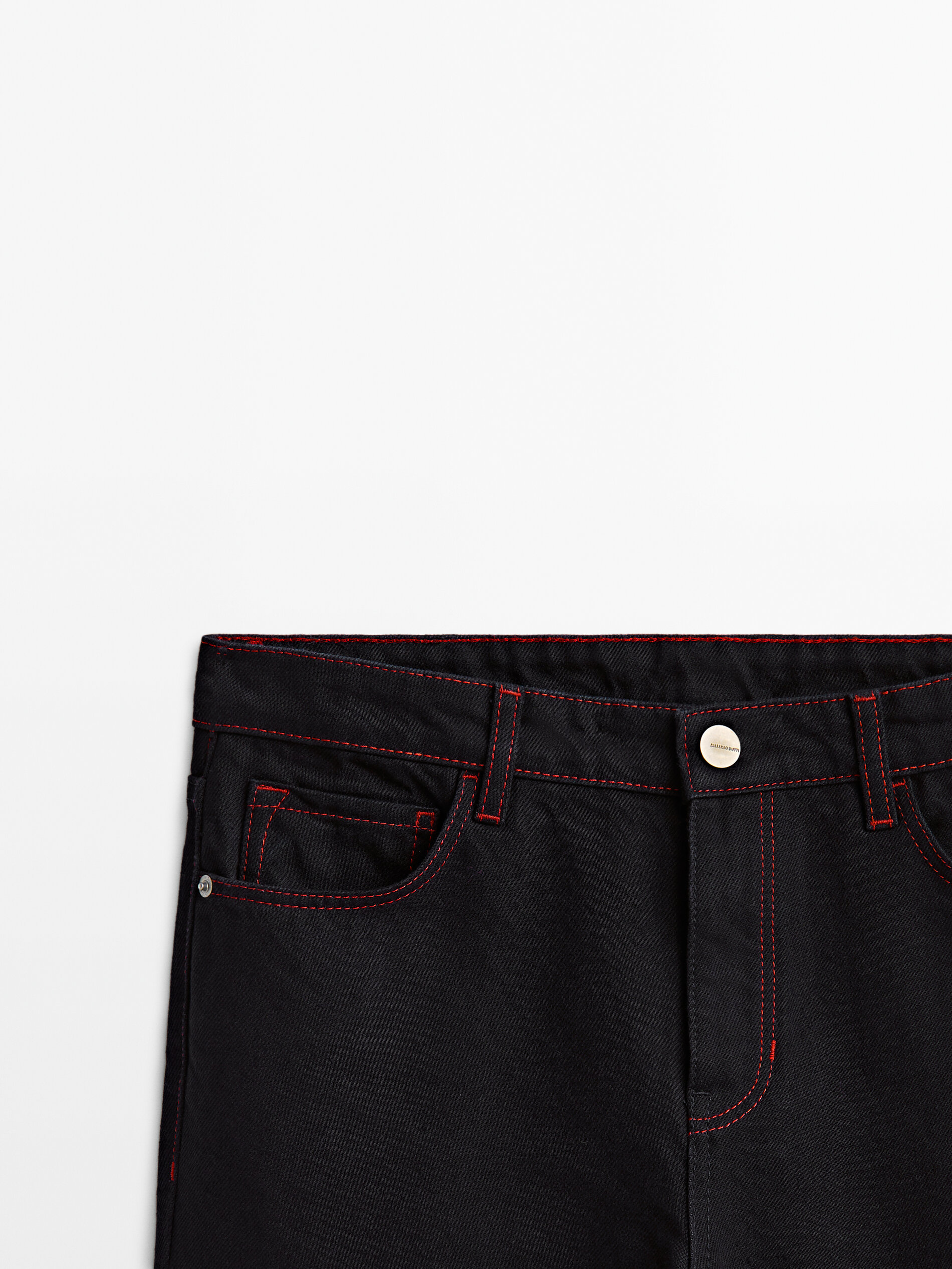 Pantalón vaquero tiro alto slim fit - AZUL