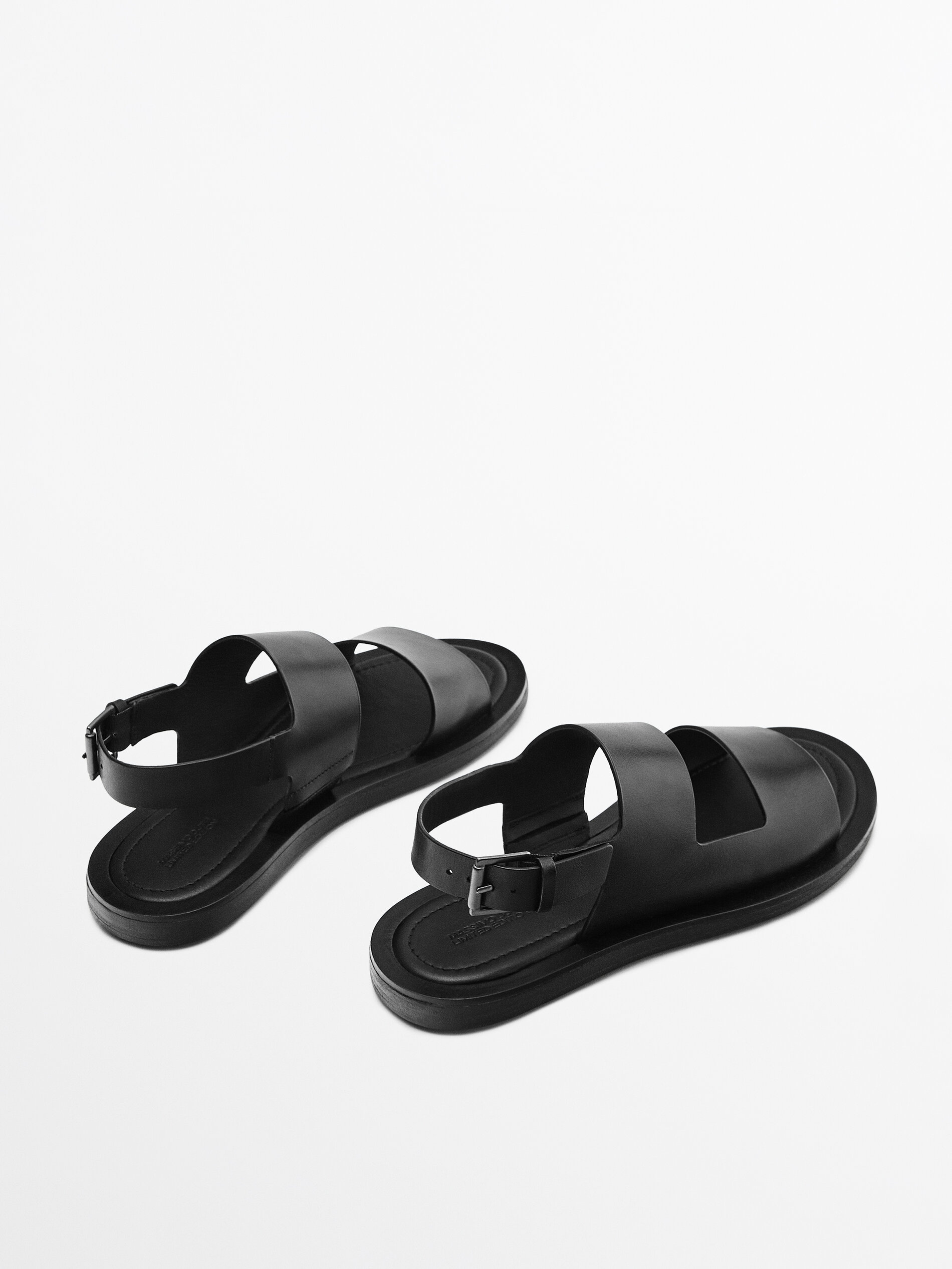 Sandalia piel negra - Limited Edition - NEGRO