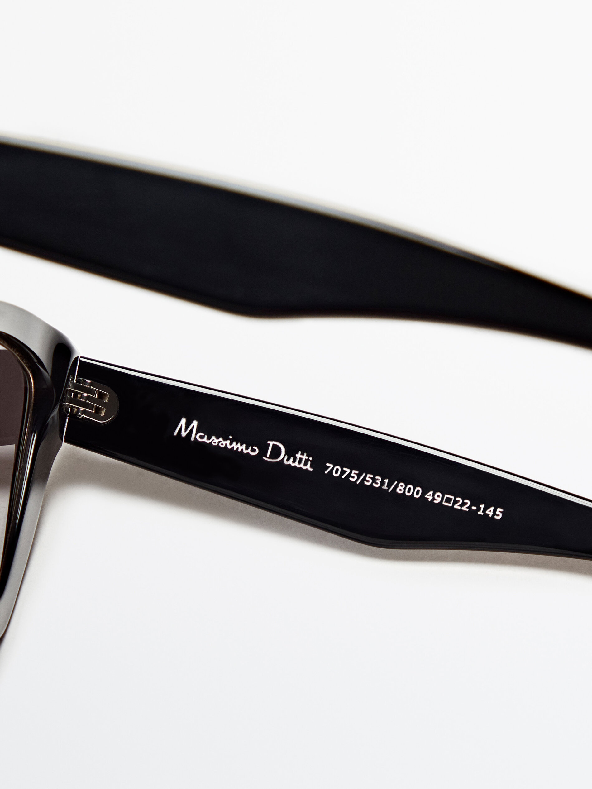 Gafas de sol cat eye detalle metálico - NEGRO