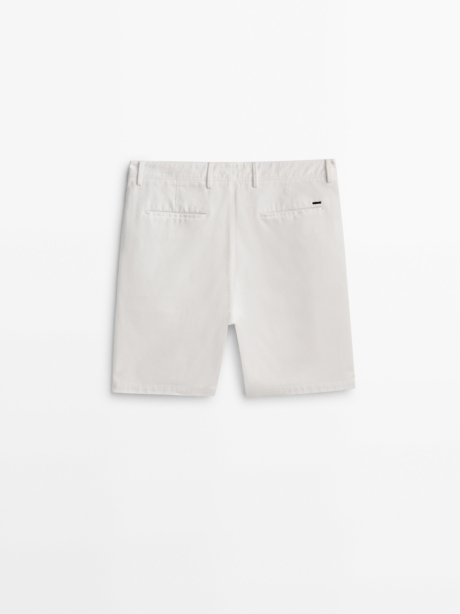 Bermuda microestructura algodón - BLANCO