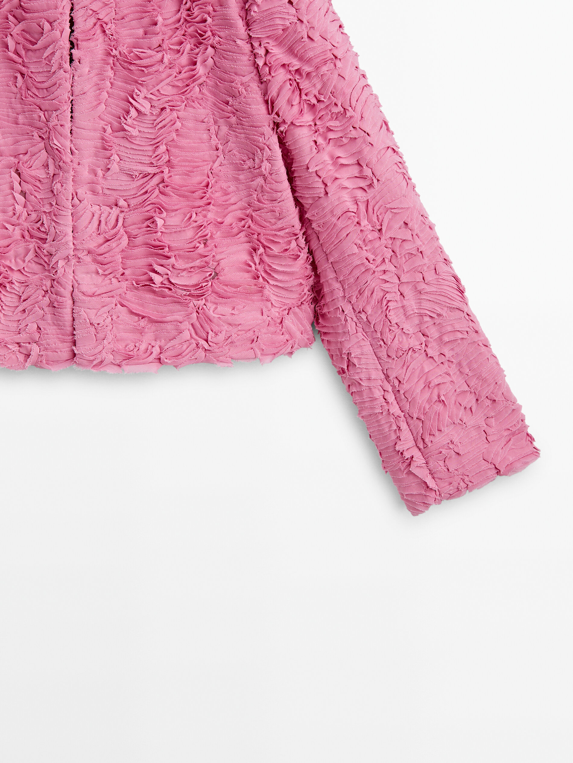 Chaqueta estructura bucle -Studio - ROSA