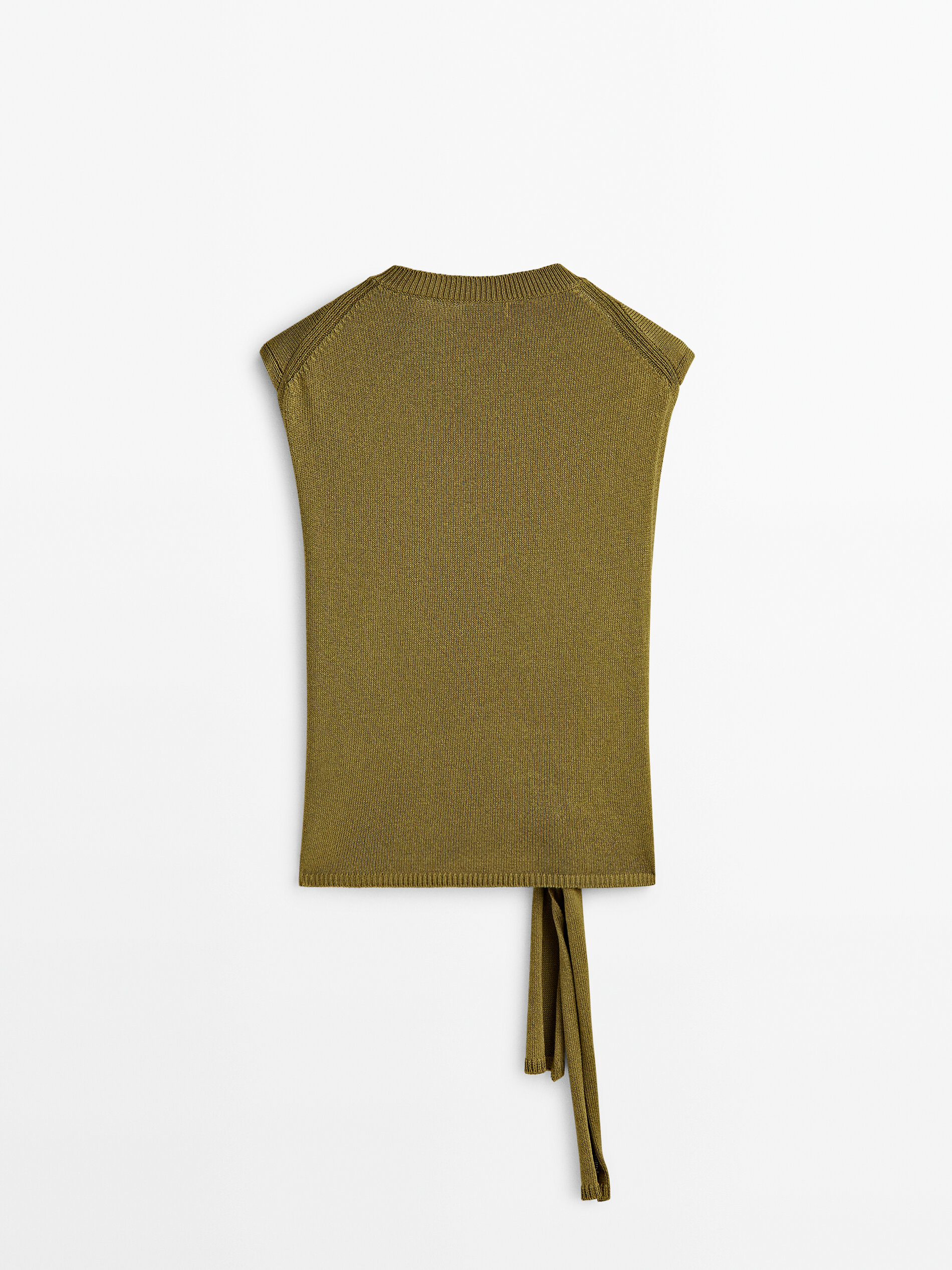 Top punto nudo lateral - OLIVA