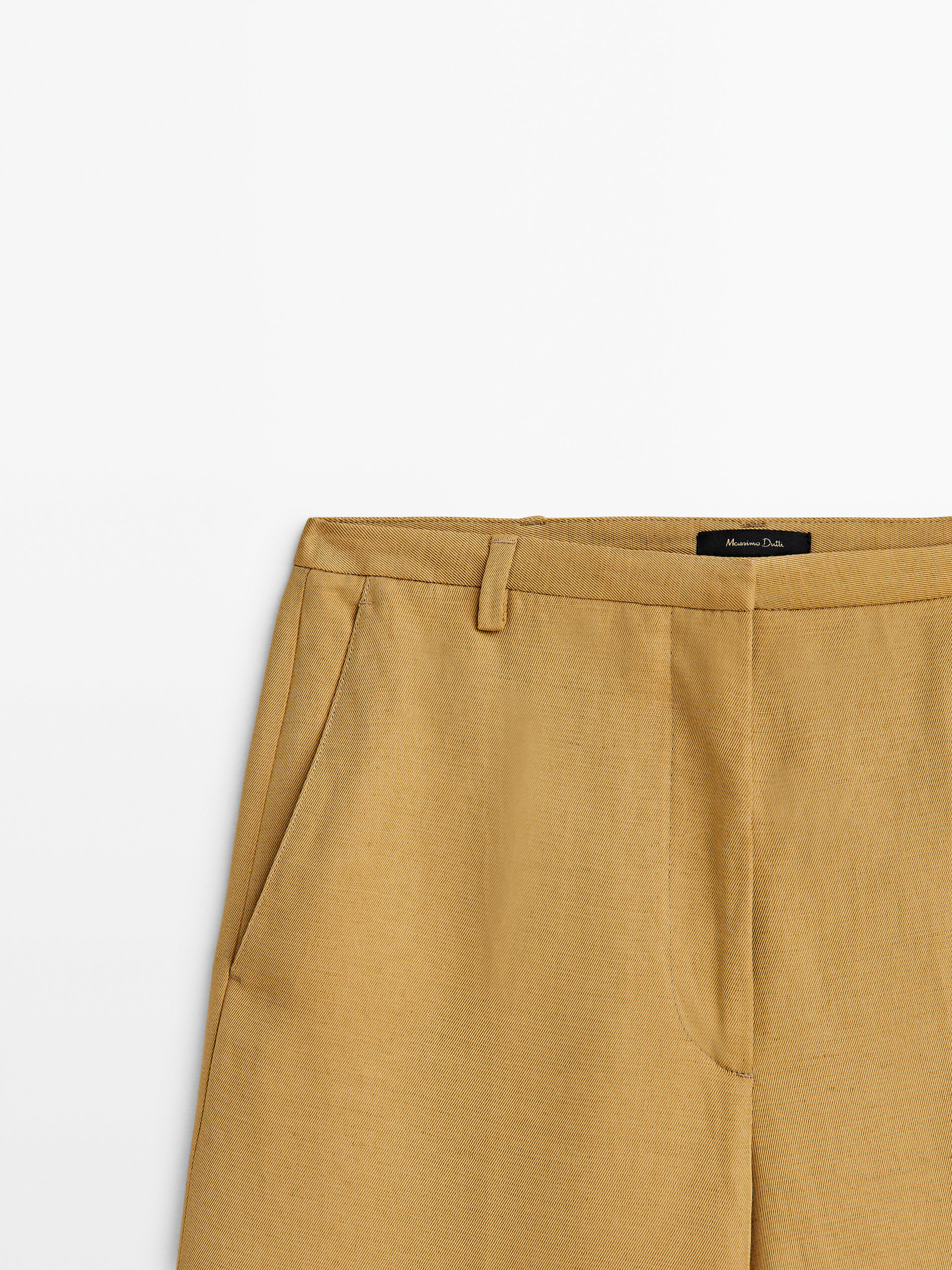 Pantalón traje bajo vuelta - Lavado