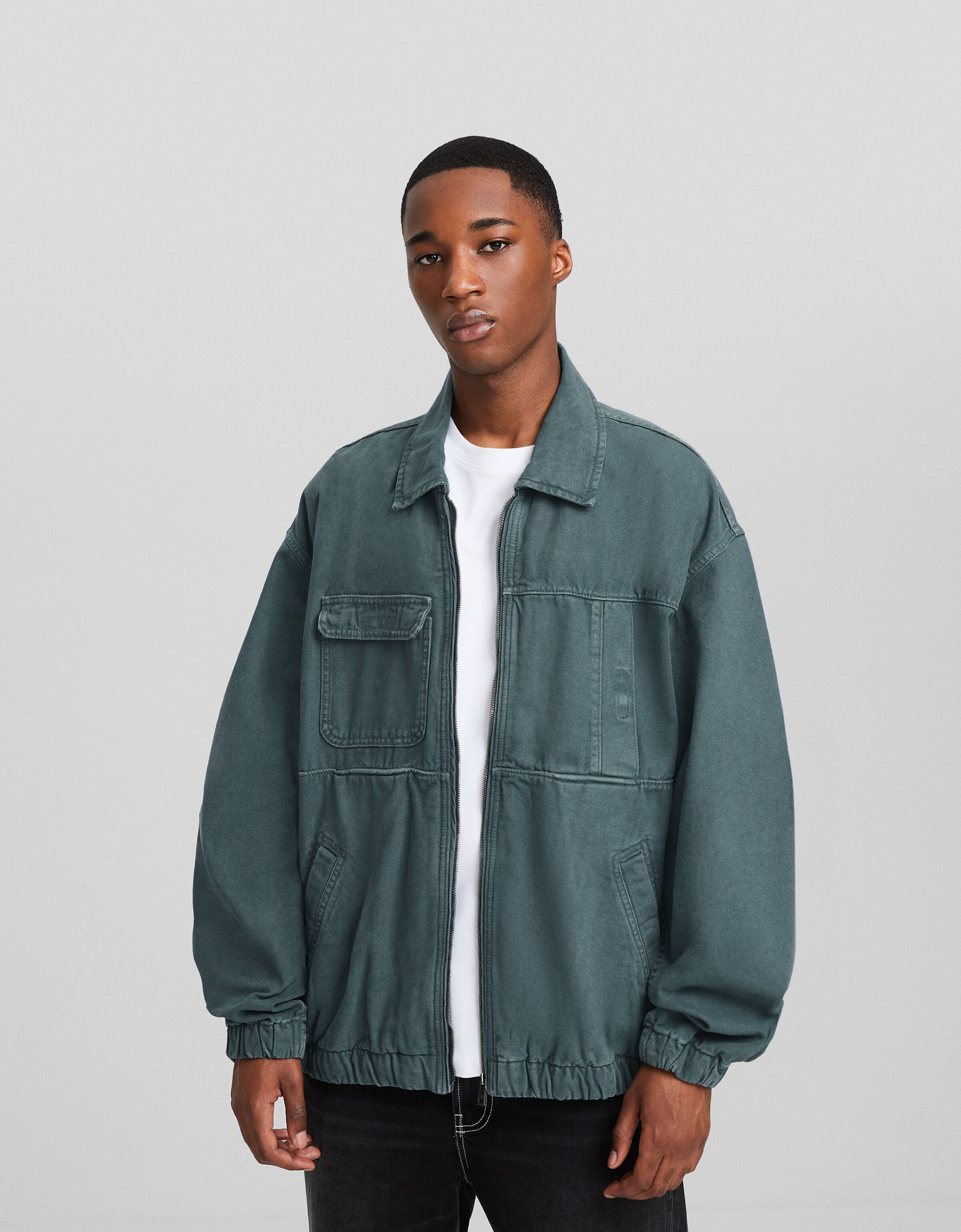 Cazadora worker algodón