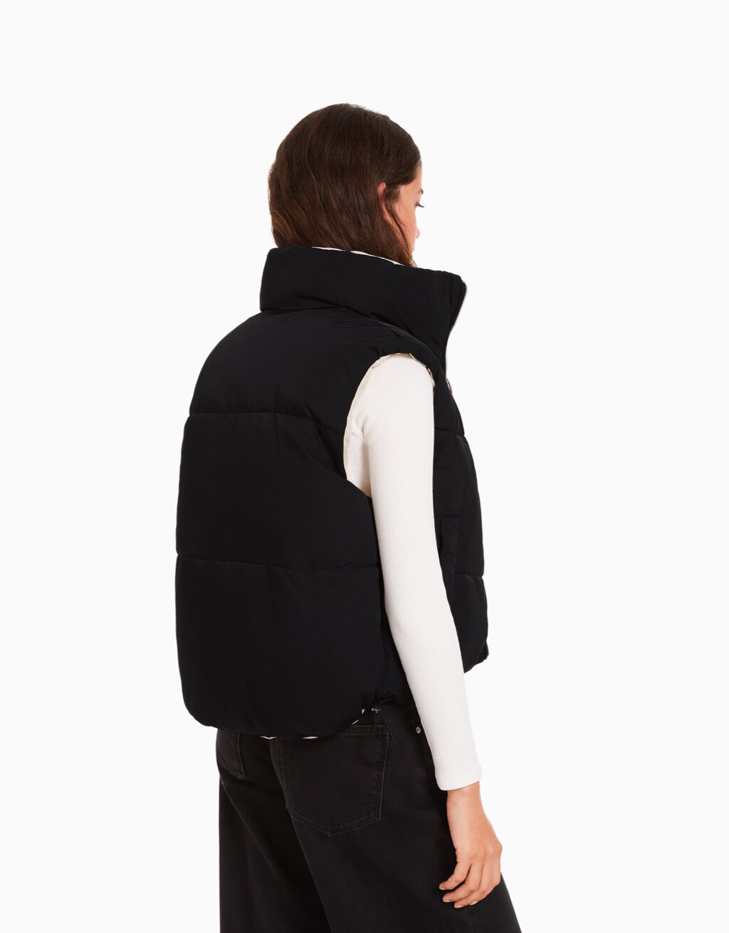 Chaleco reversible con nylon