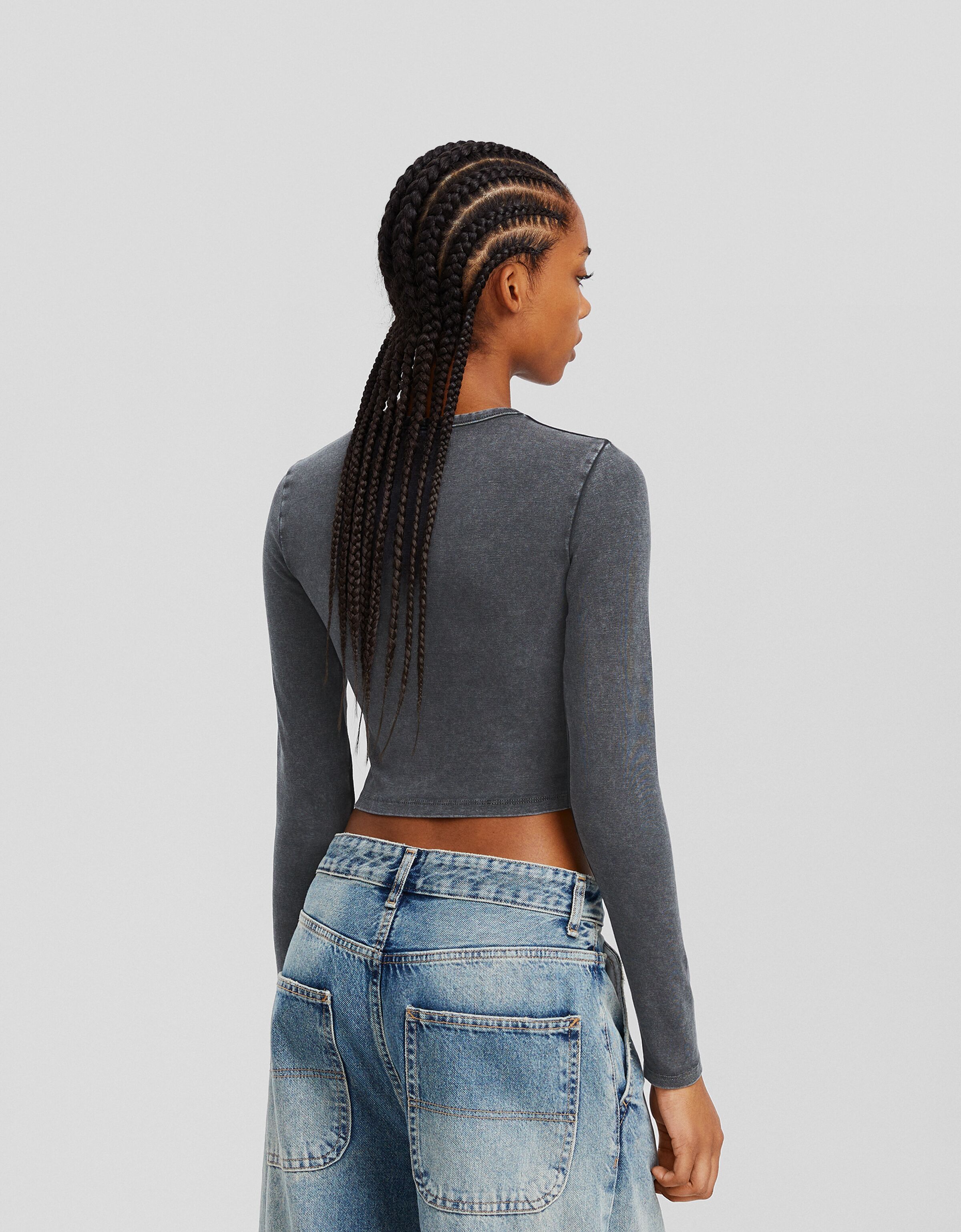 Camiseta manga larga print