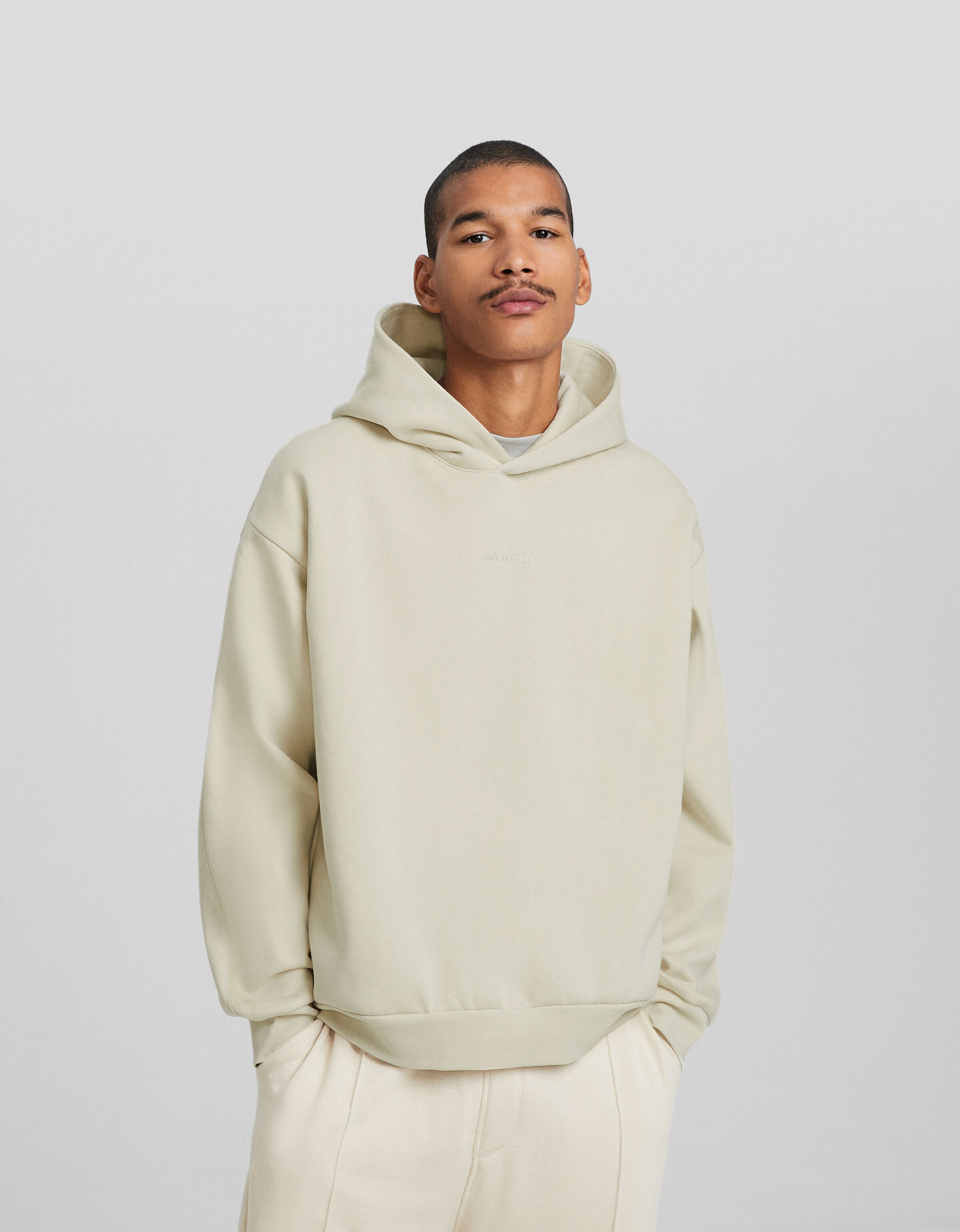 Sudadera capucha boxy fit