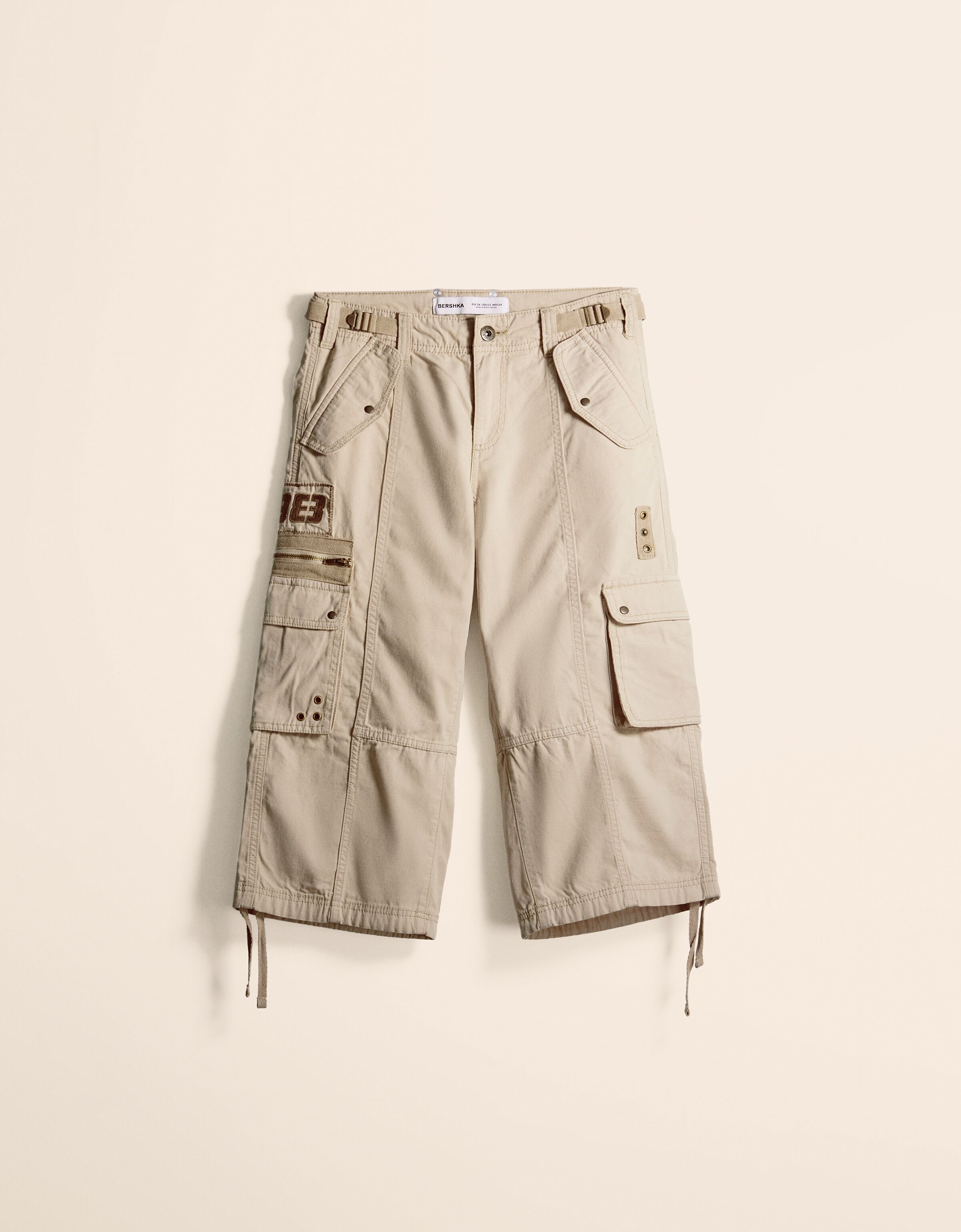 Pantalón capri algodón