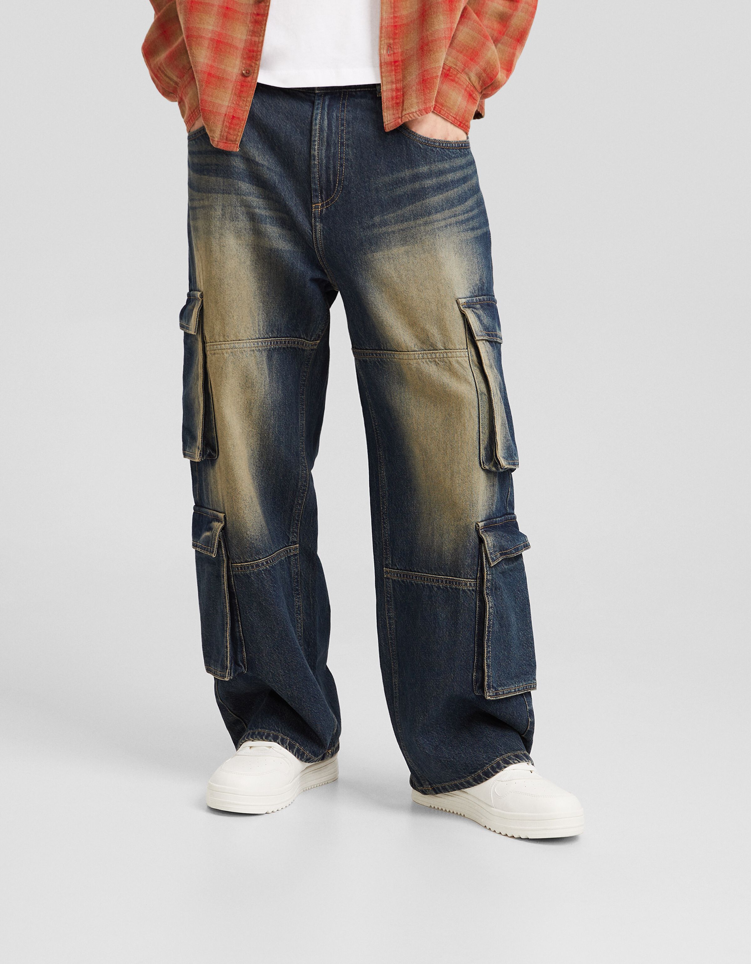 Jeans cargo baggy