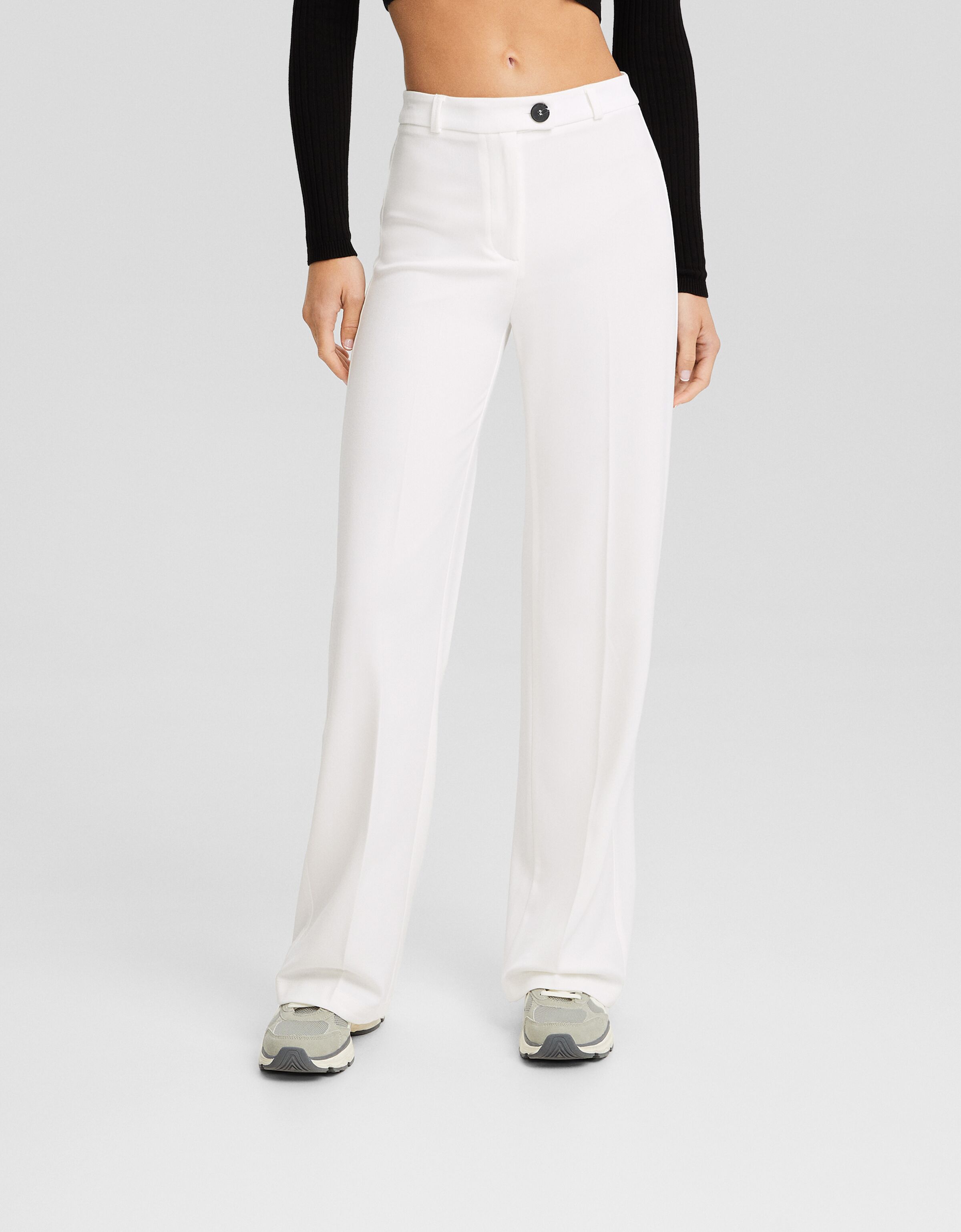 Pantalón wide leg tailoring trabillas