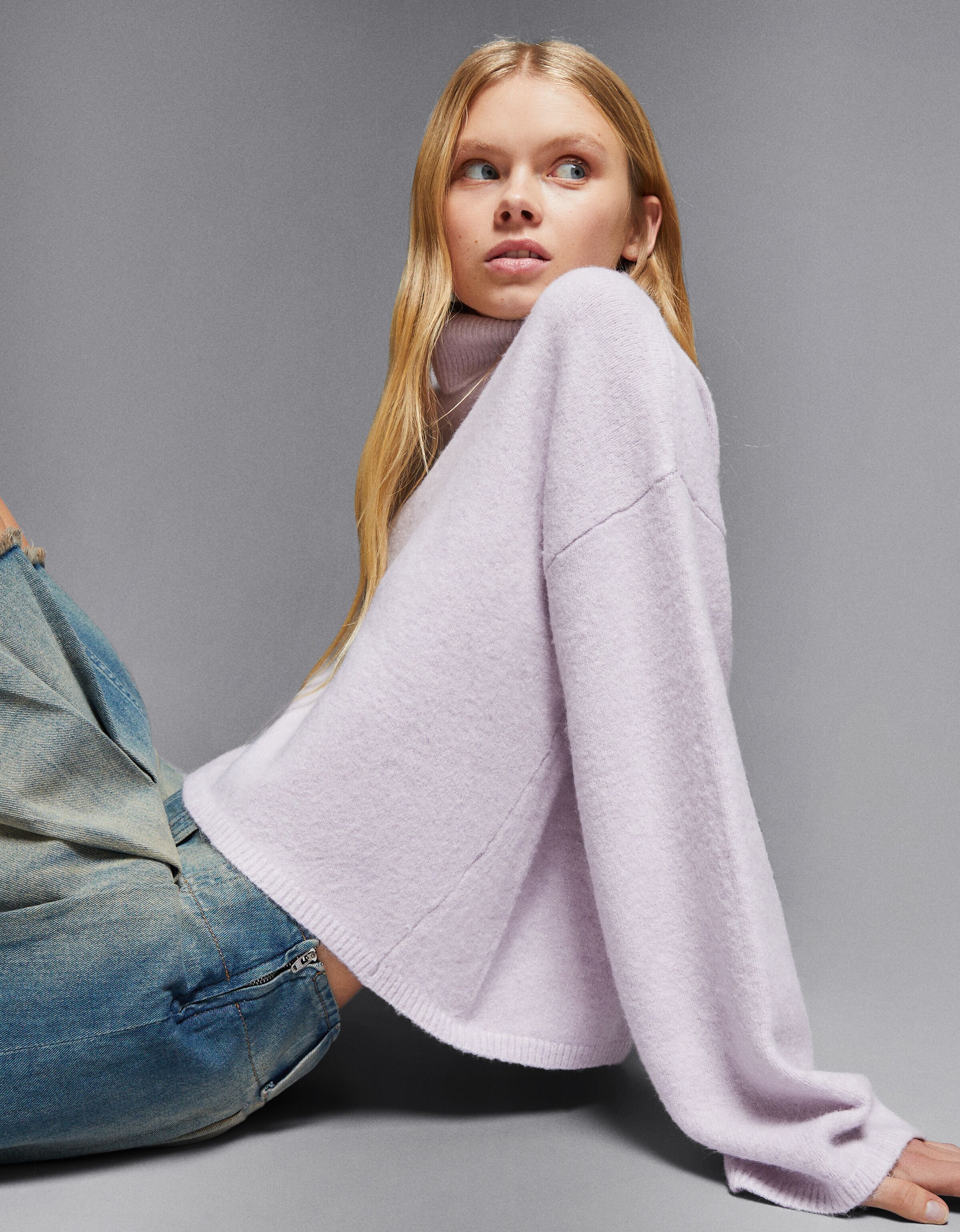 Jersey cuello subido