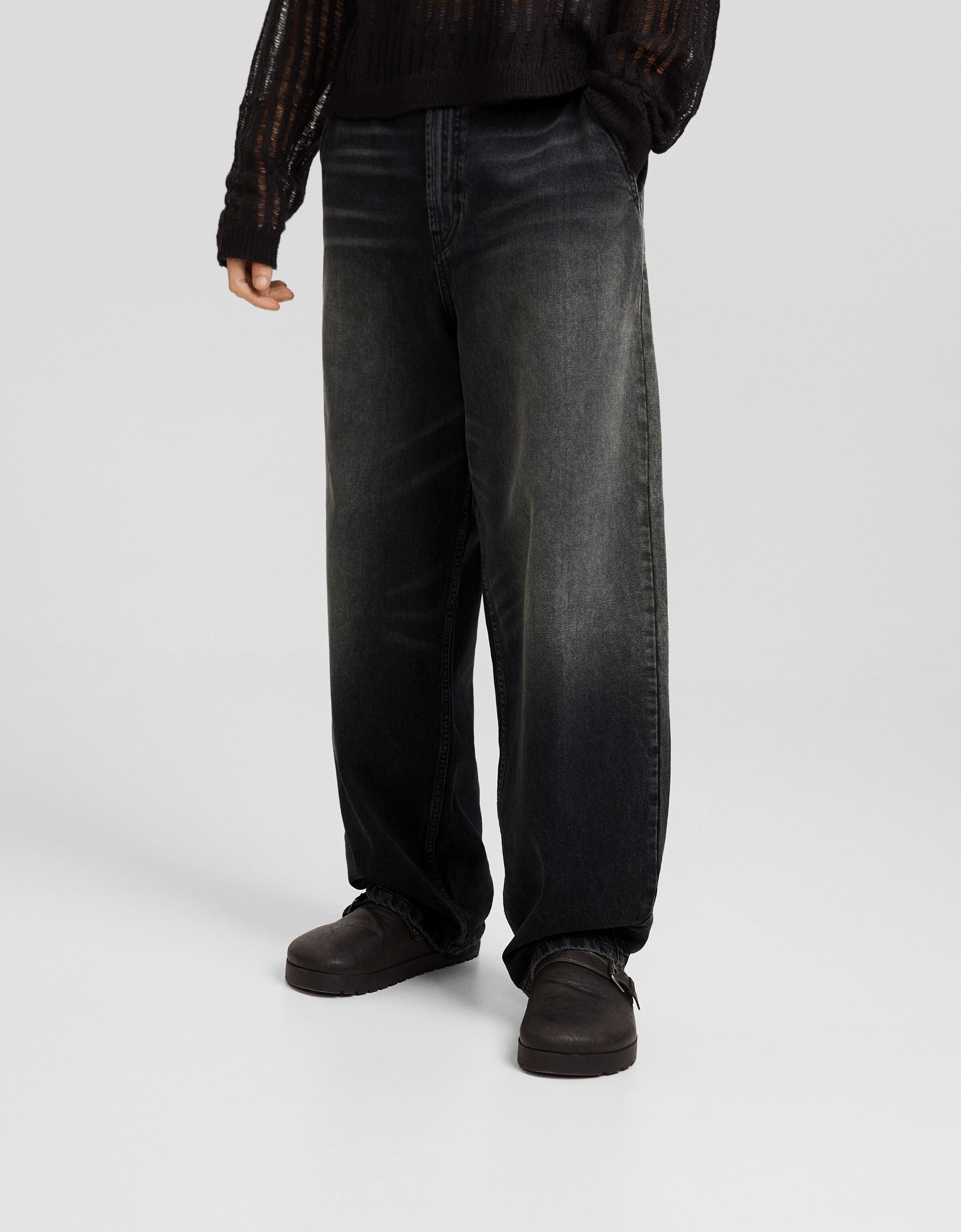 Jeans skater fit efecto lavado