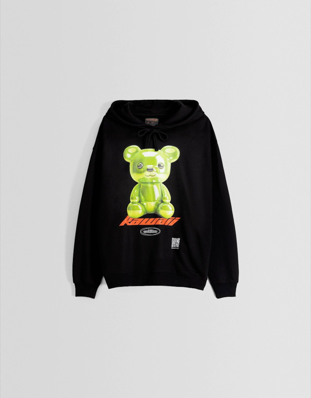 Sudadera Bershka Wearable Art capucha print