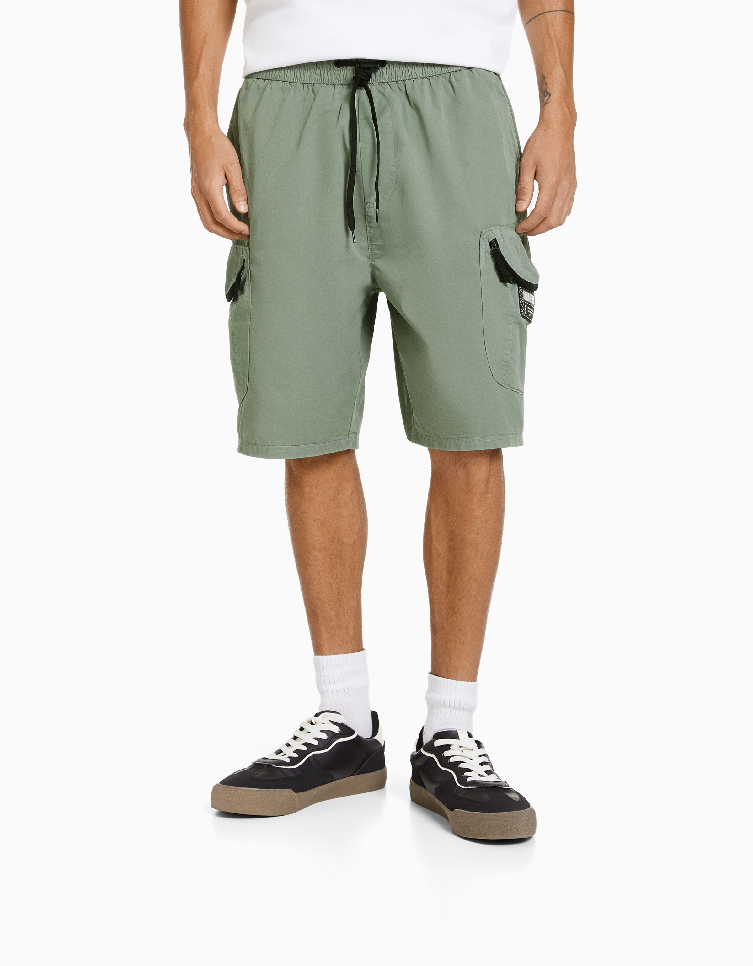 Bermuda cargo algodón