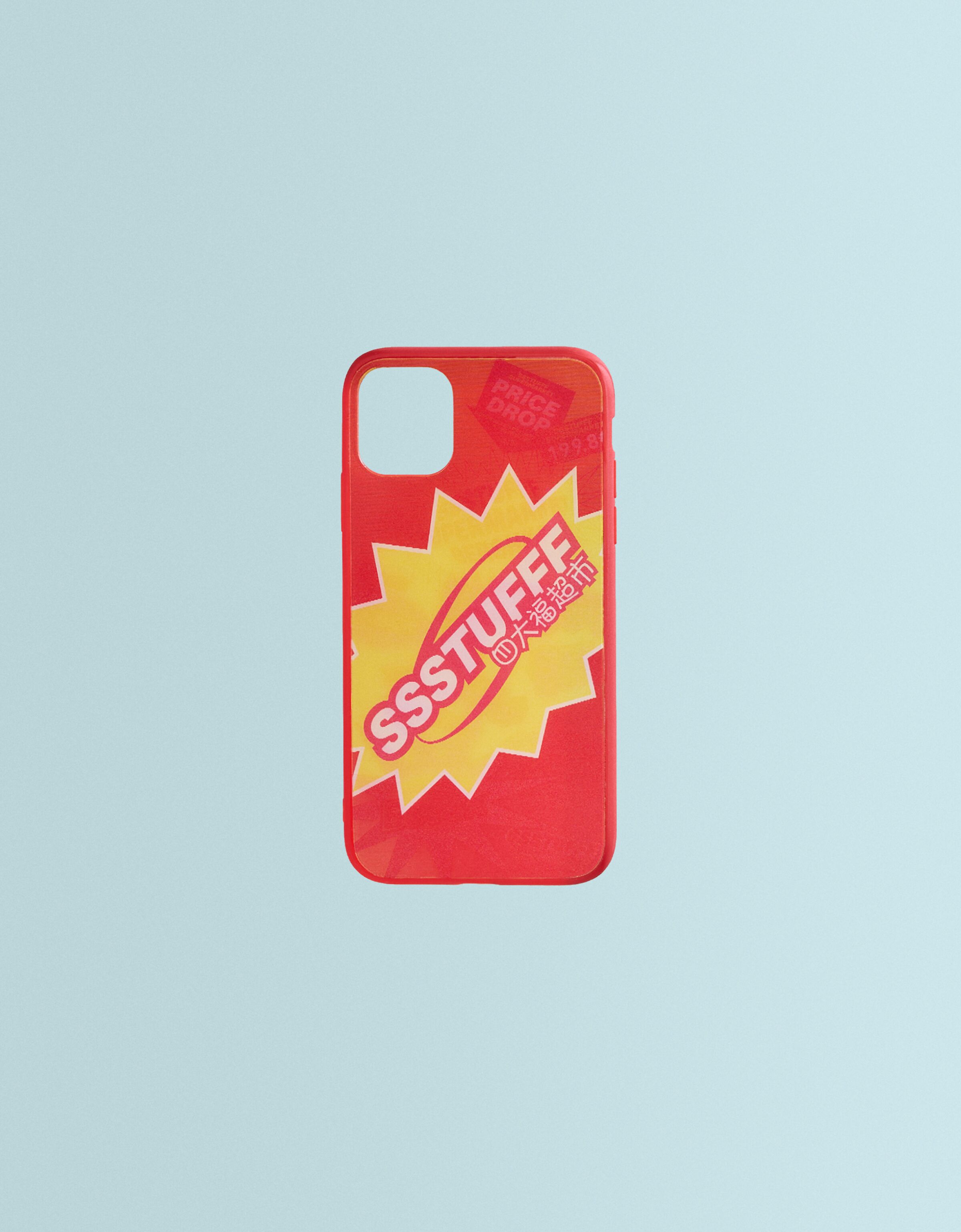 Carcasa móvil IPhone 11 XR SSSTUFFF X BERSHKA print lenticular