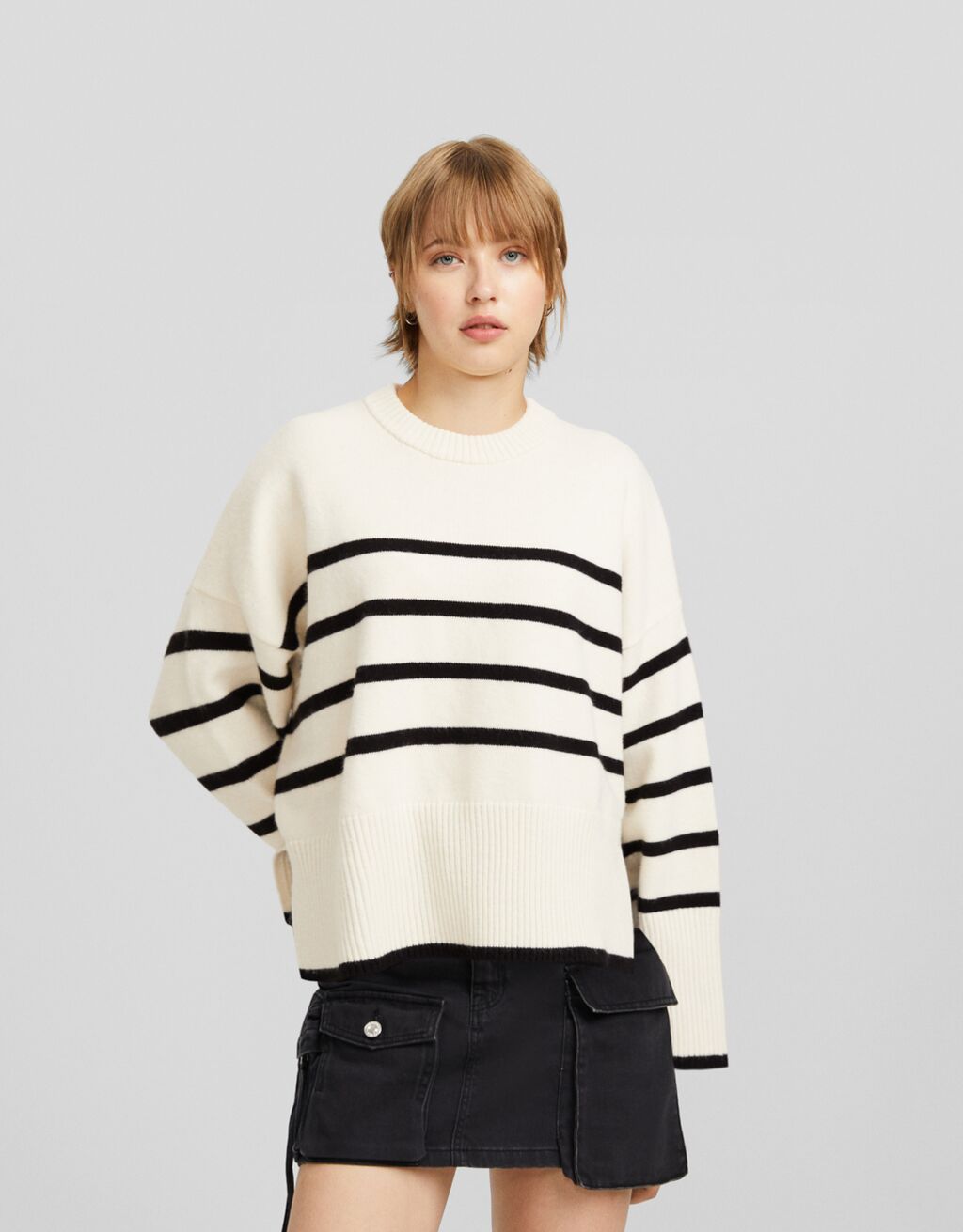 Jersey cuello redondo