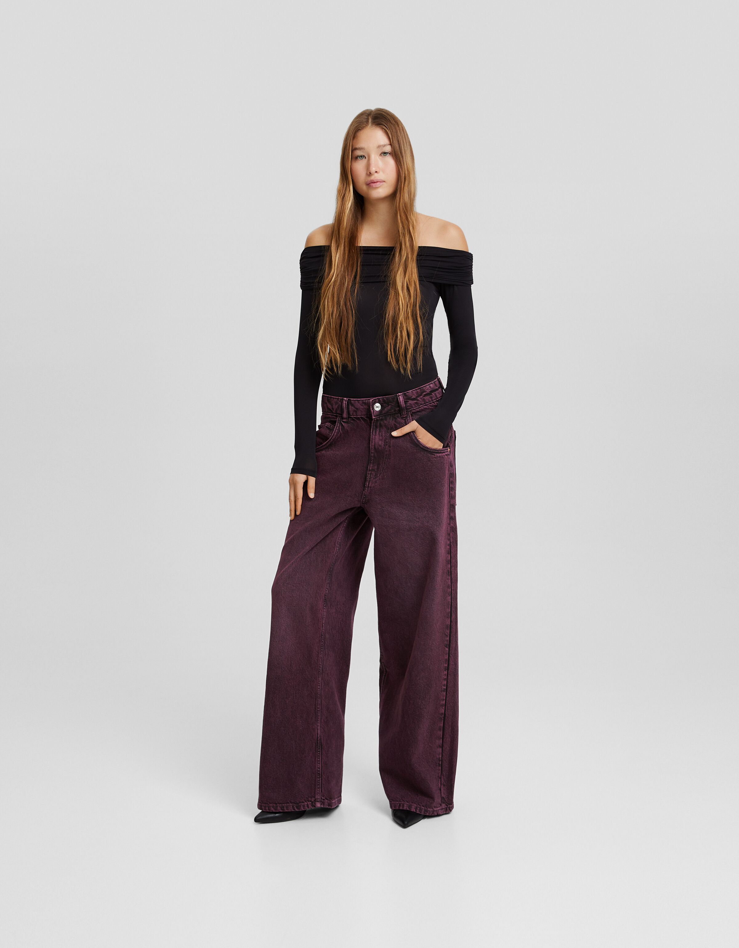 Pantalón wide skater sarga