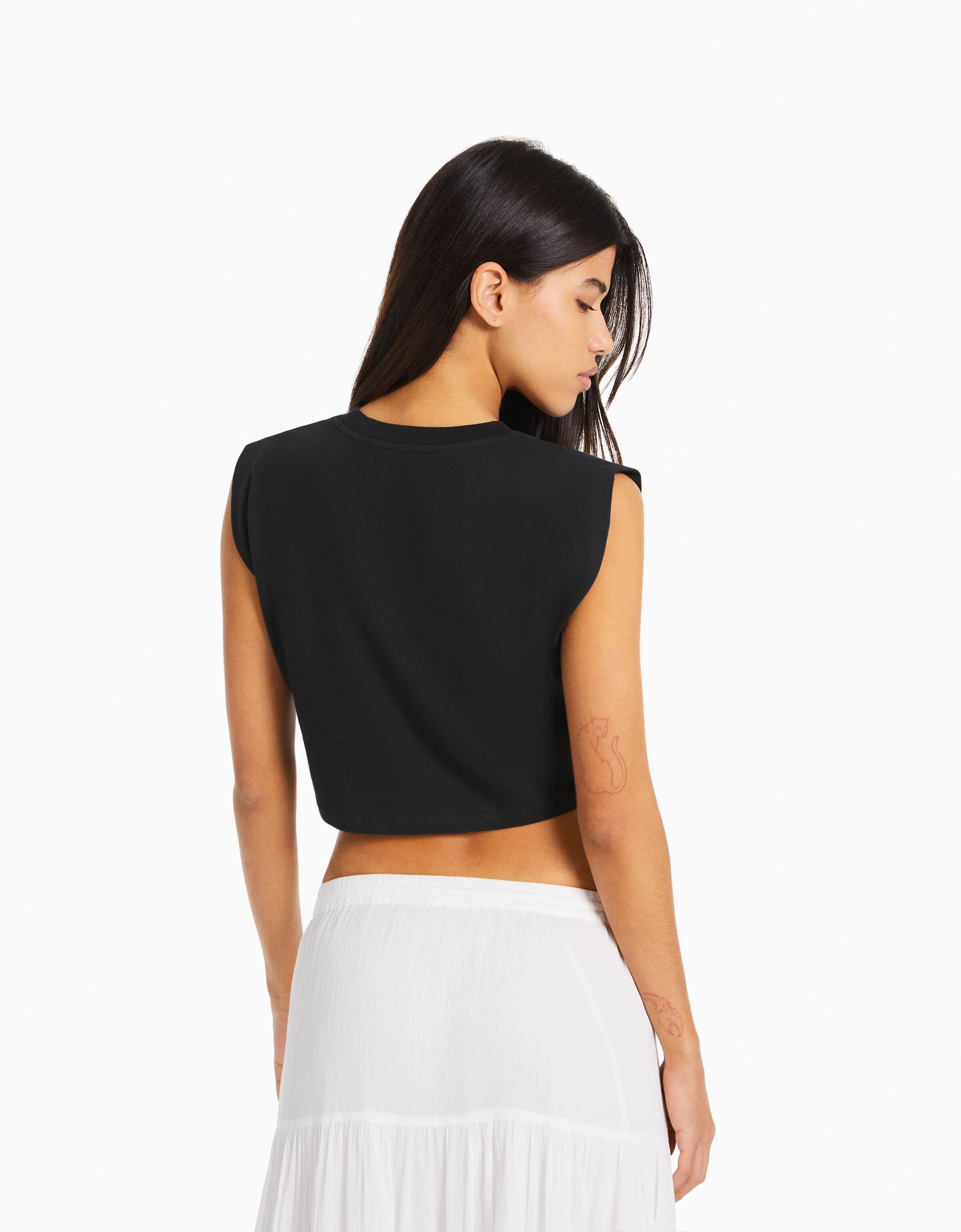 Camiseta sin mangas print