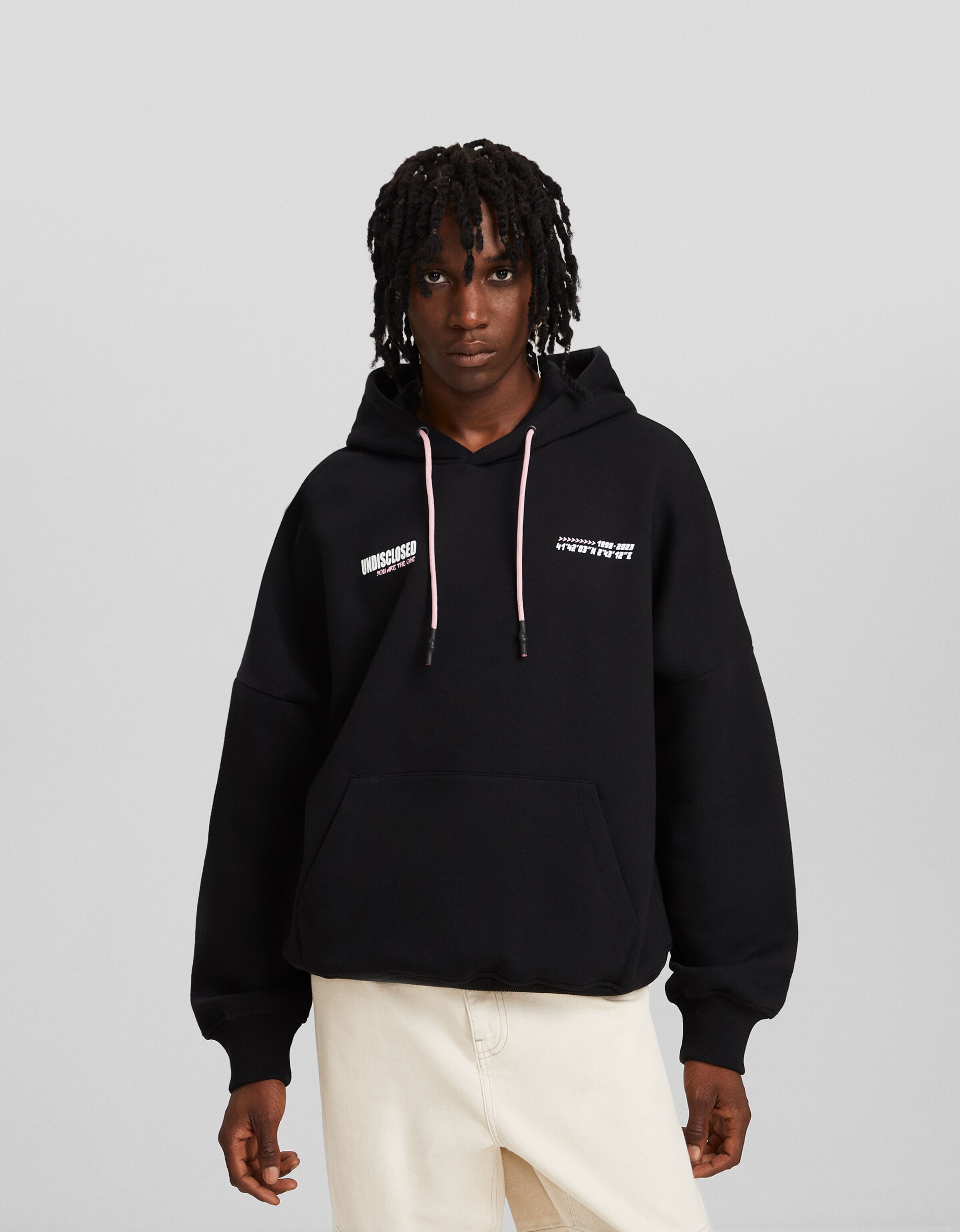 Sudadera capucha print