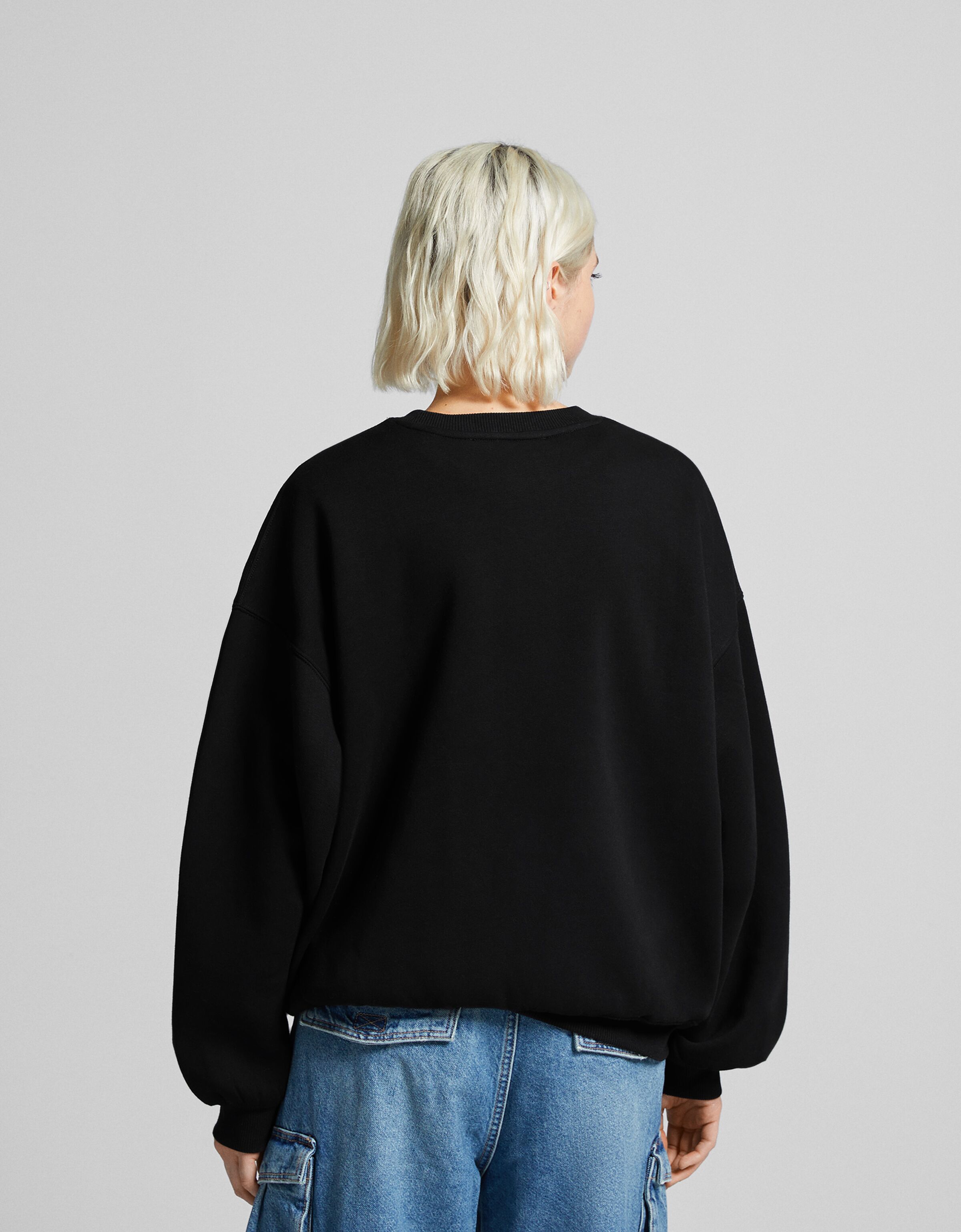 Sudadera oversize print