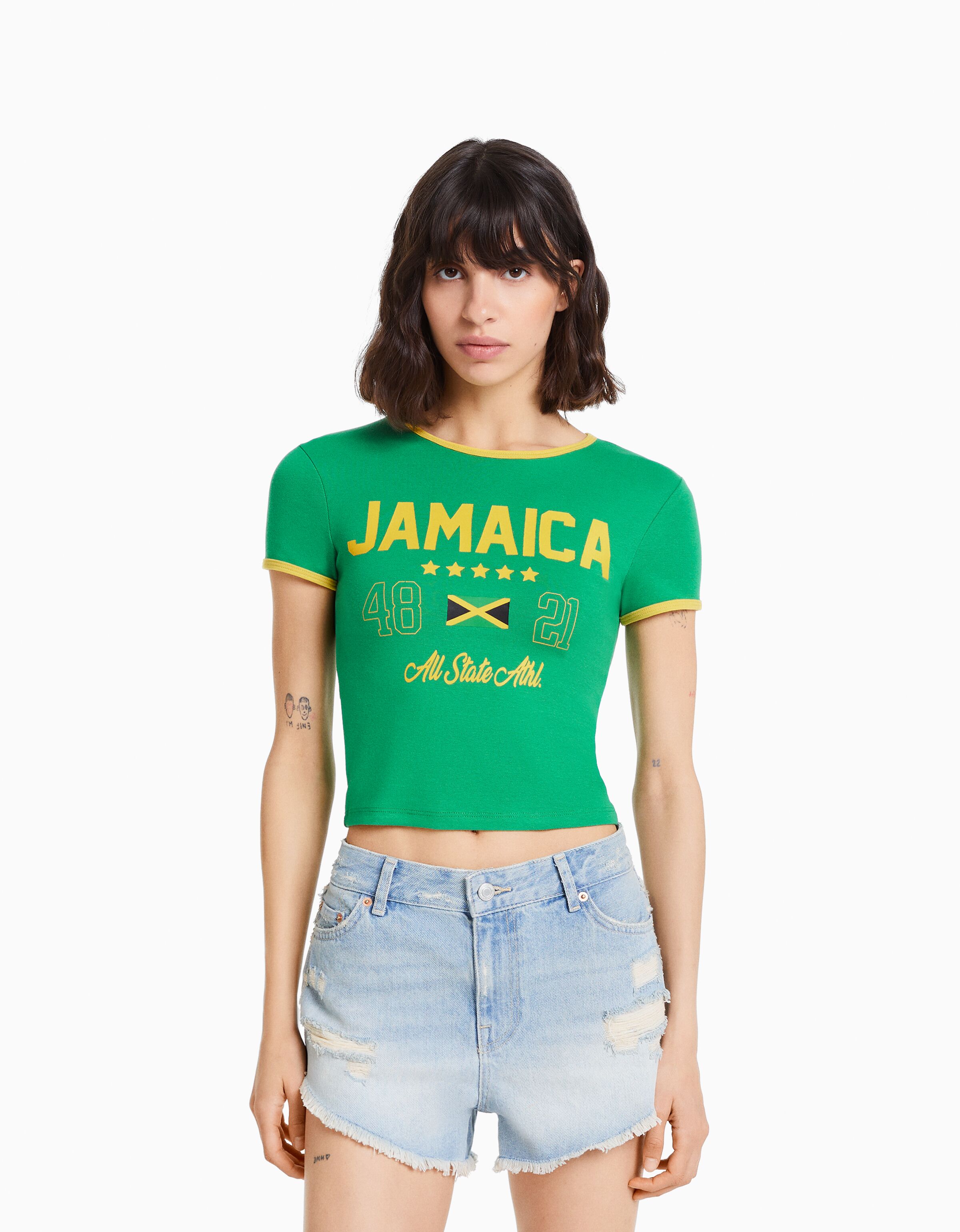 Camiseta manga corta print