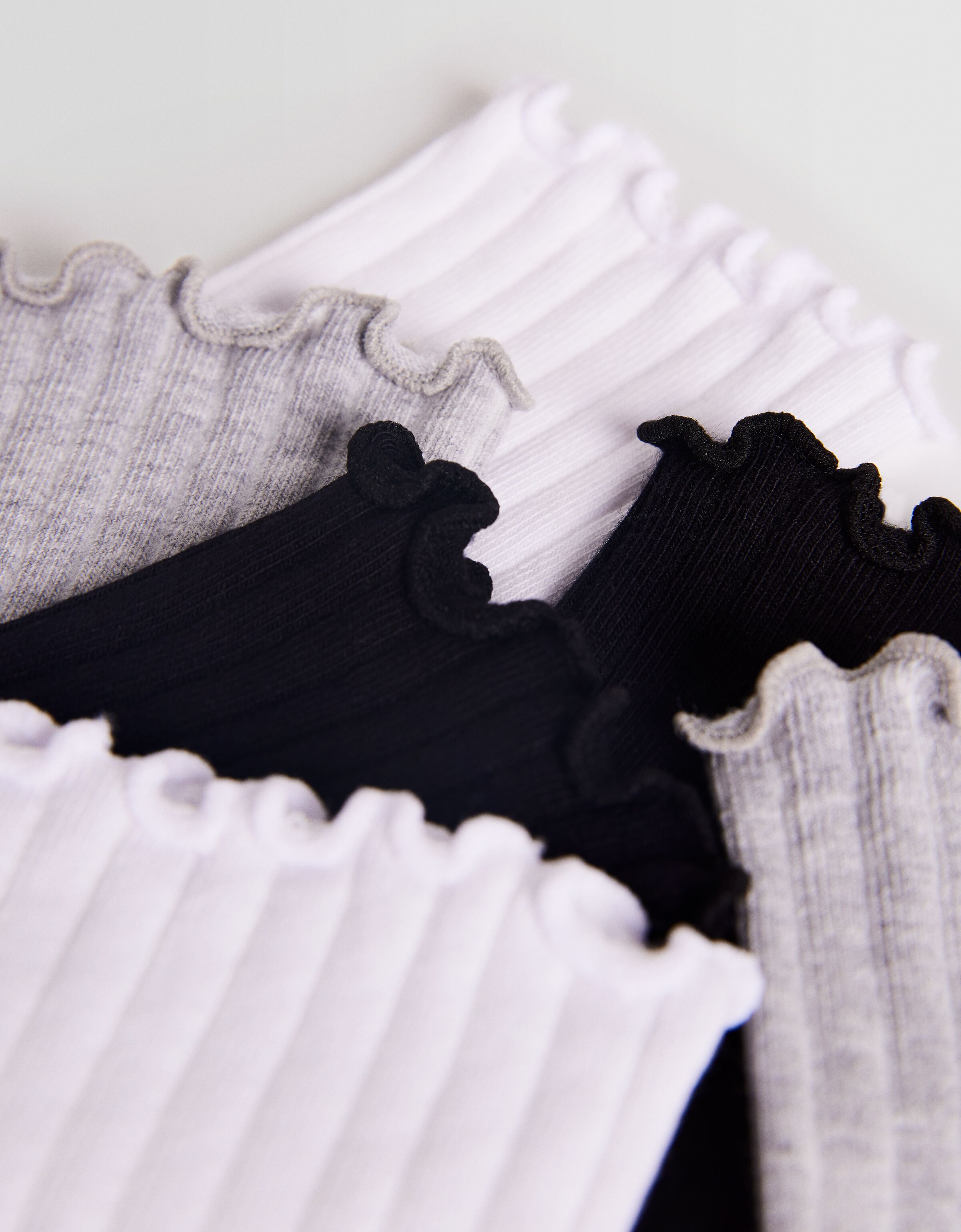 Pack 3 calcetines rib curling