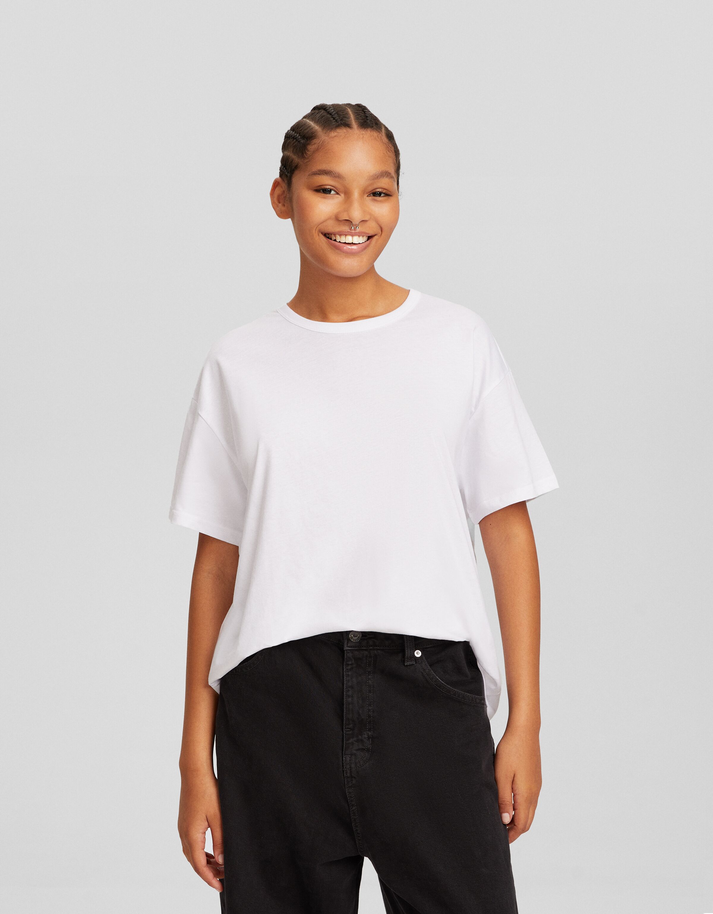 Camiseta manga corta oversize