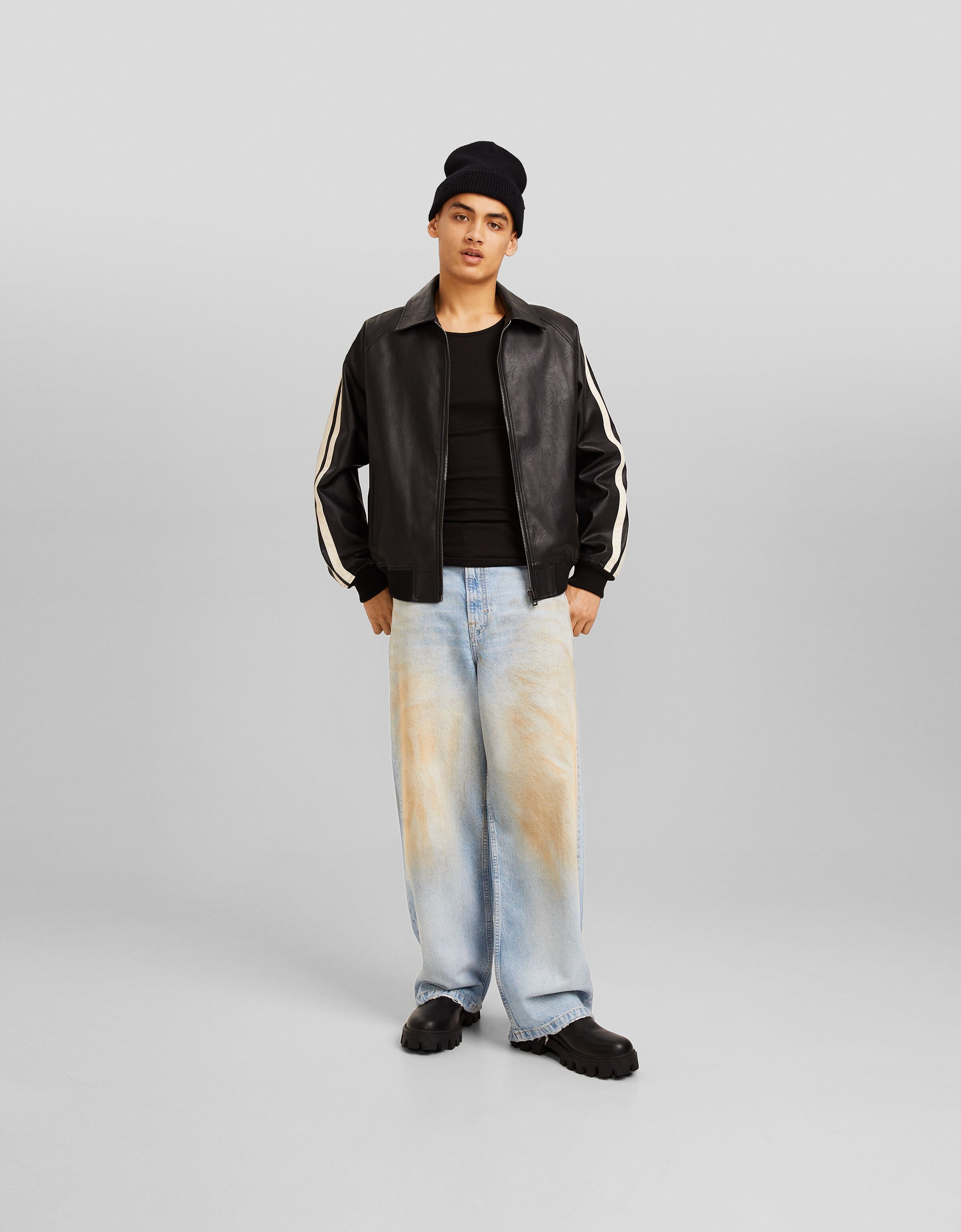 Jeans super baggy efecto lavado dirty