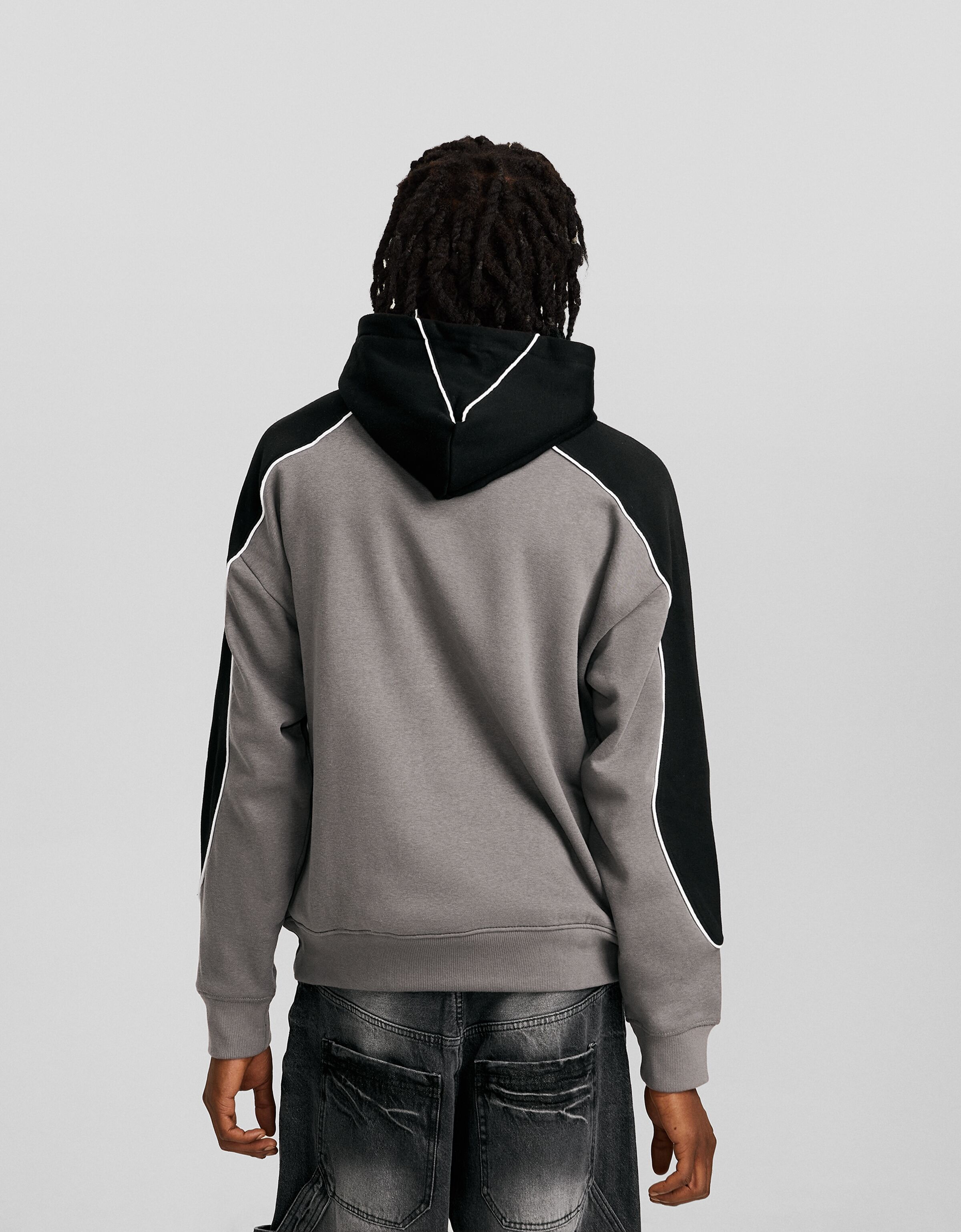 Sudadera capucha print