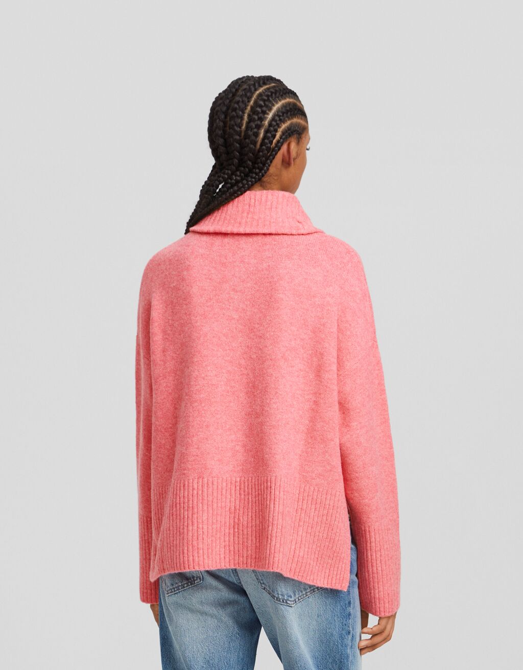 Jersey cuello subido cremallera