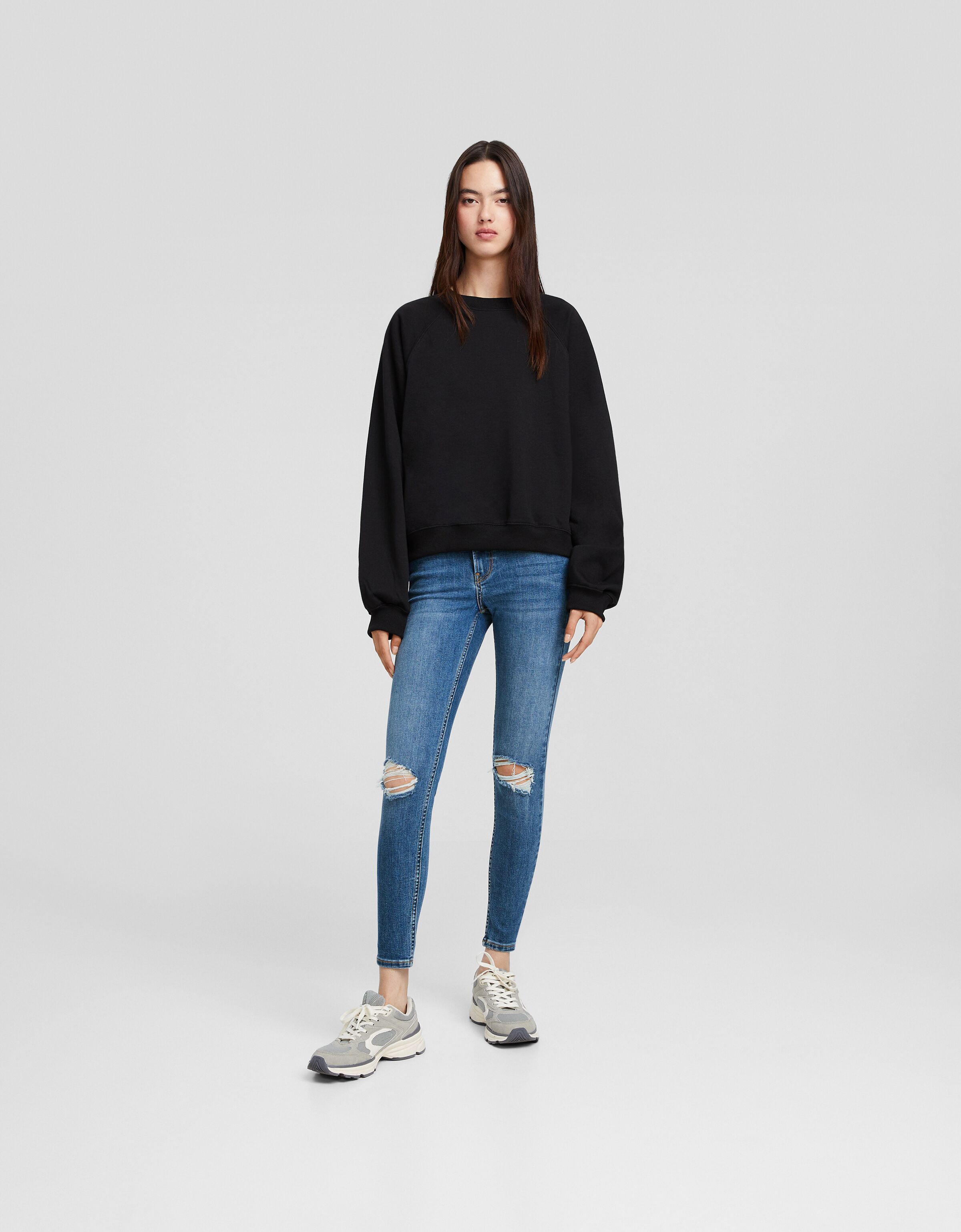 Jeans skinny vintage low waist