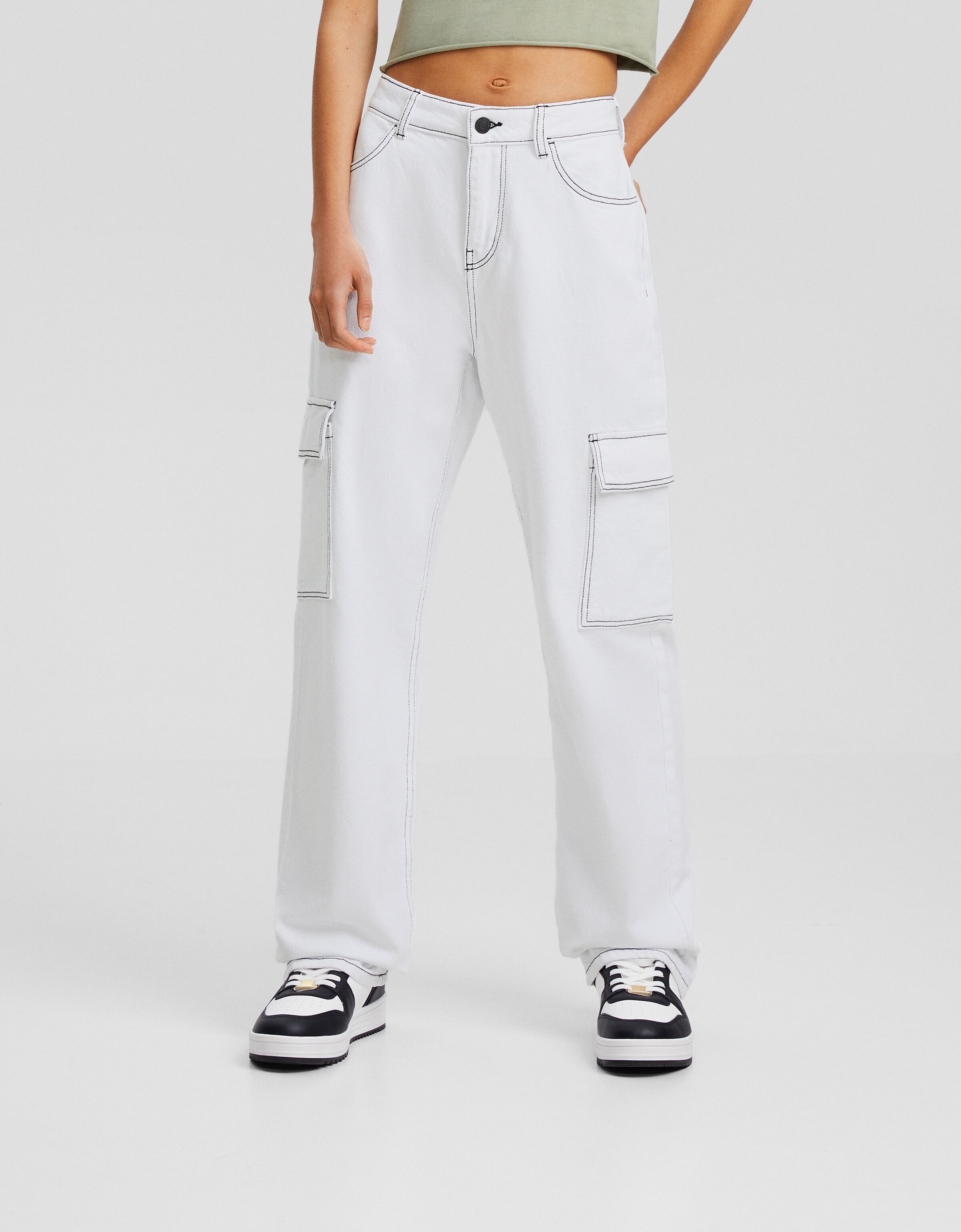 Jeans straight cargo