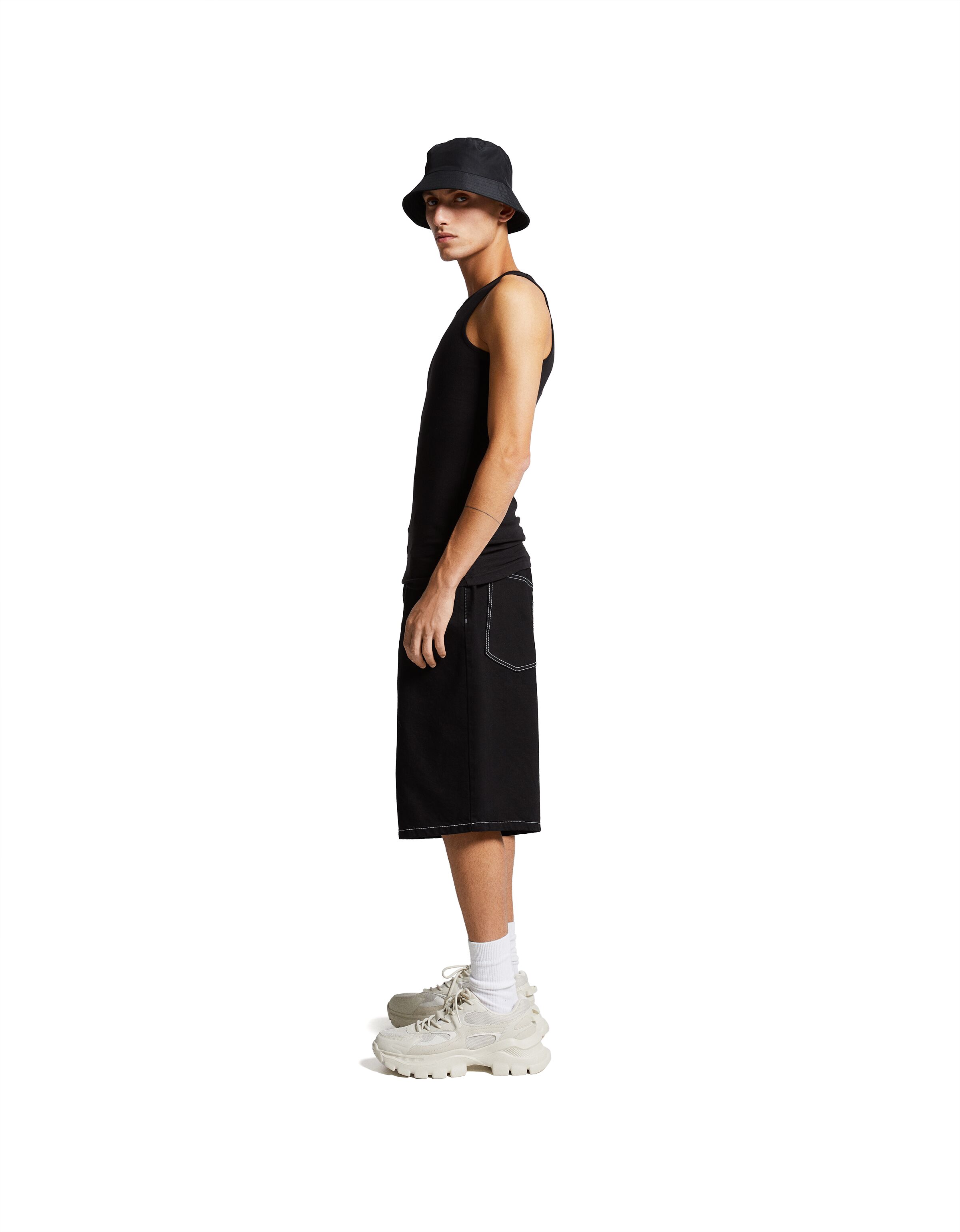 Deportivas combinadas rejilla hombre